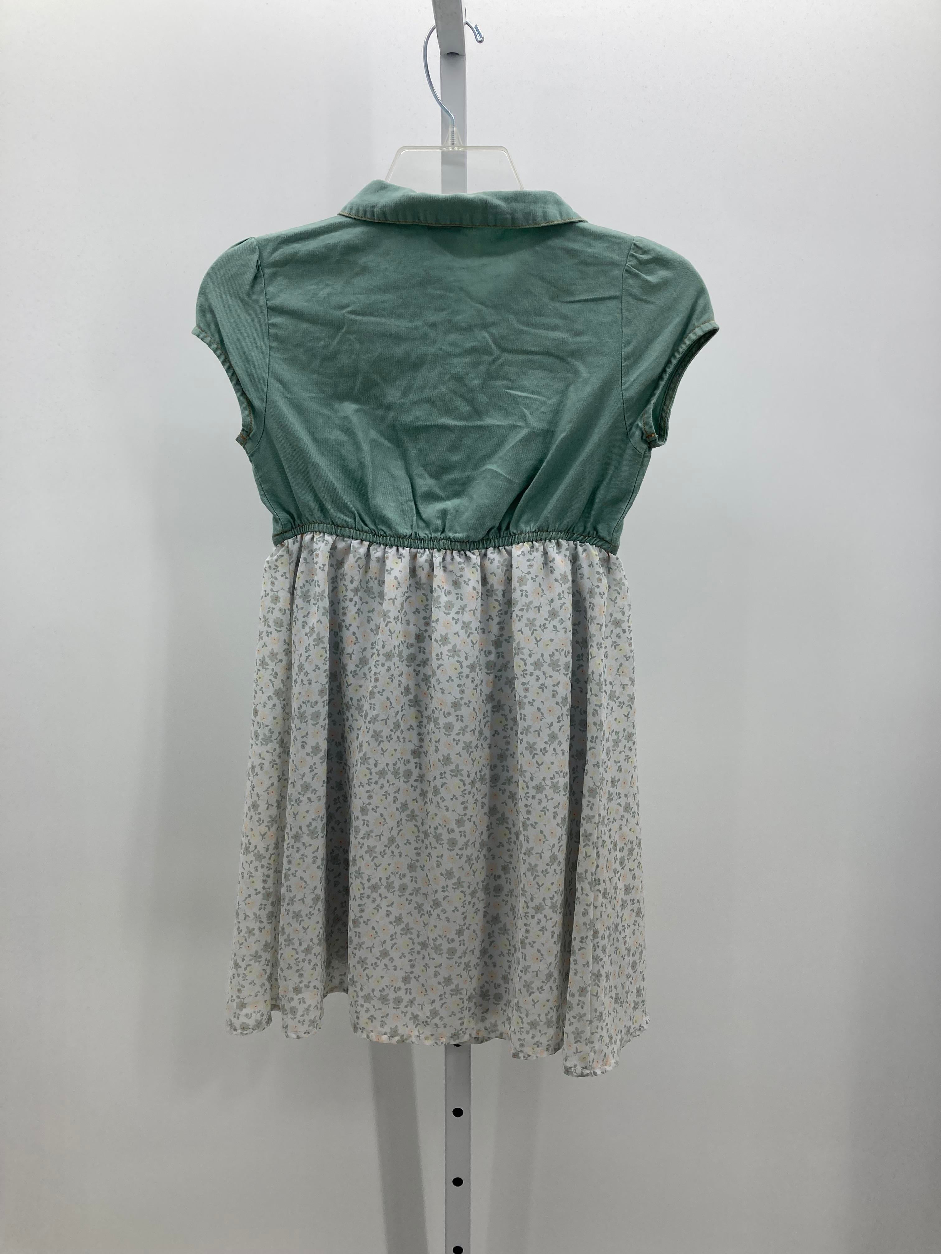 Wonder Nation Size 7-8 Girls Short Sleeve Dress