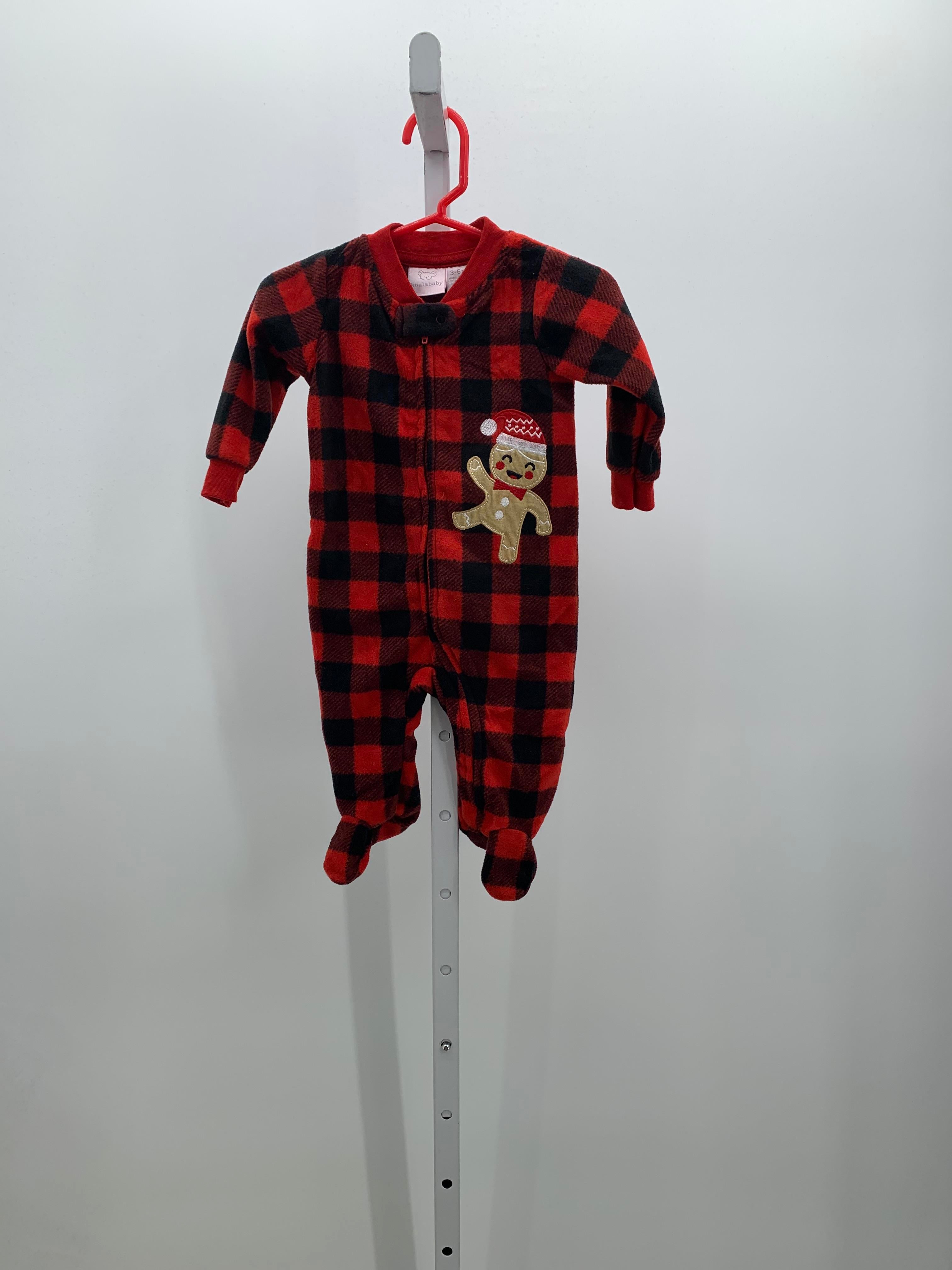 FLEECE ROMPER GINGERBREAD MAN
