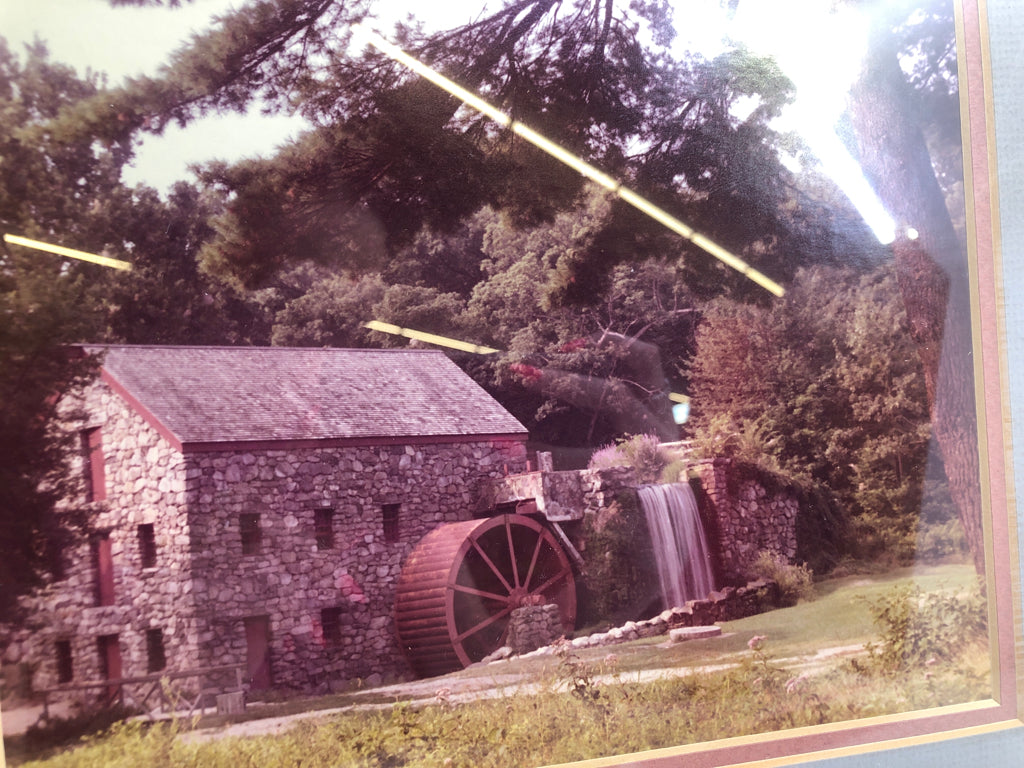 GRIST MILL FRAMED PHOTO PRINT.