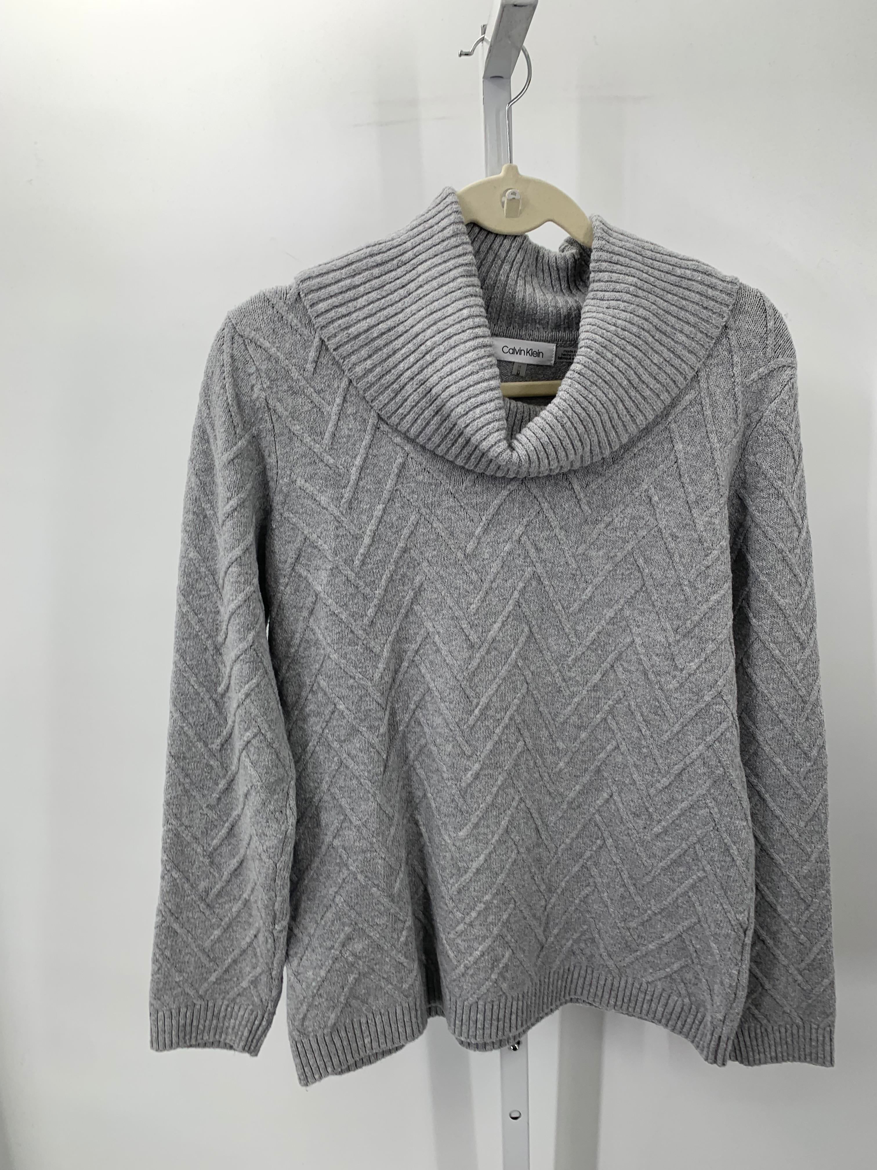 Calvin Klein Size Medium Misses Long Slv Sweater