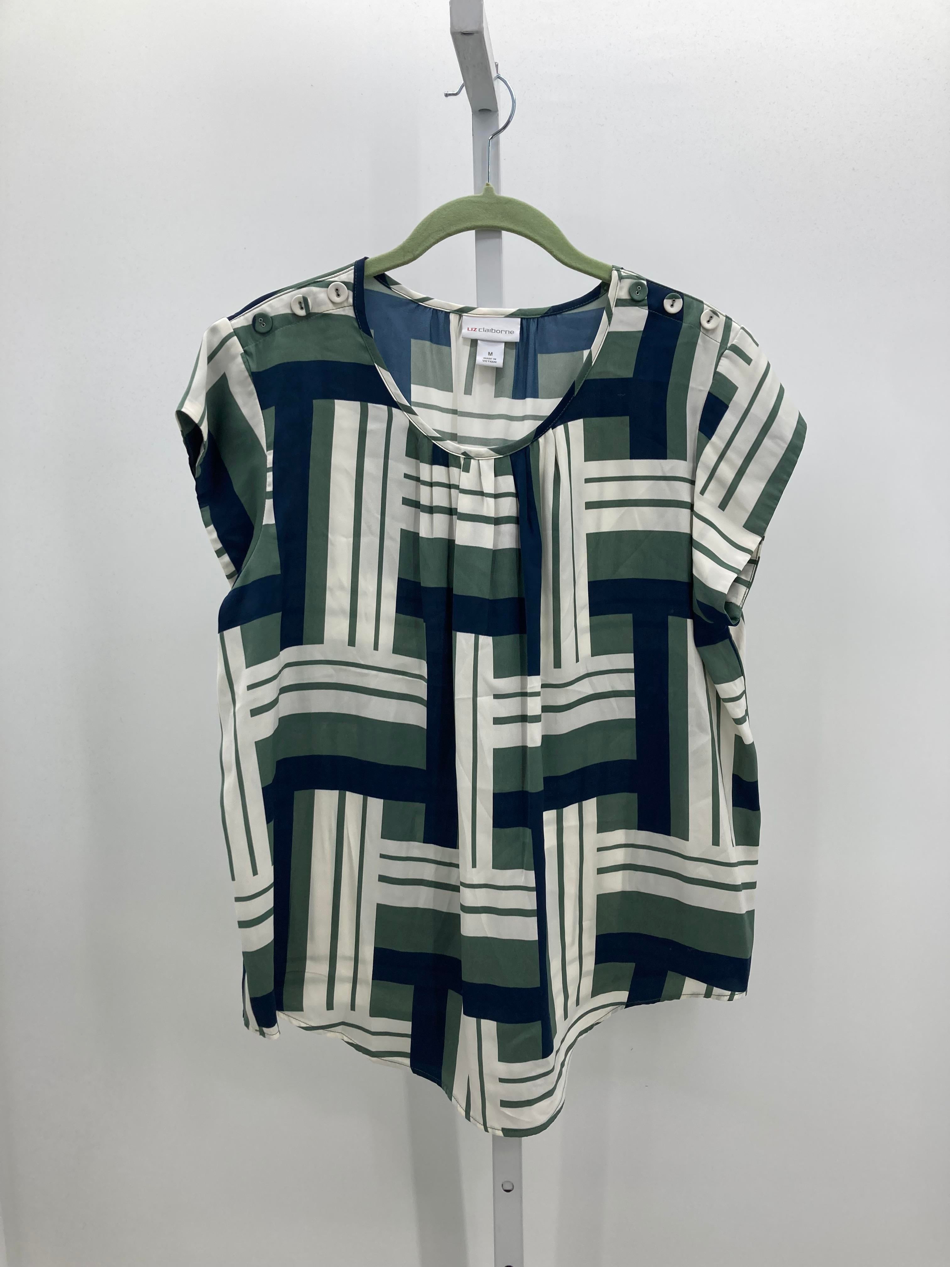 Liz Claiborne Size Medium Misses Short Sleeve Shirt