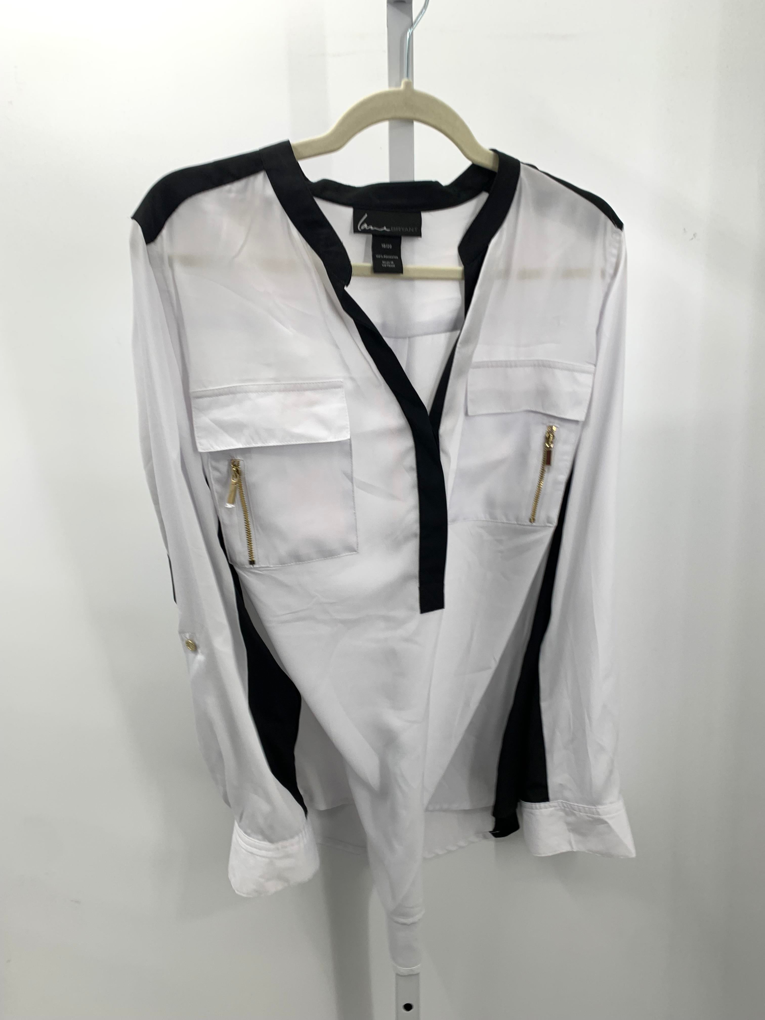 Lane Bryant Size 18/20 W Womens Long Sleeve Shirt