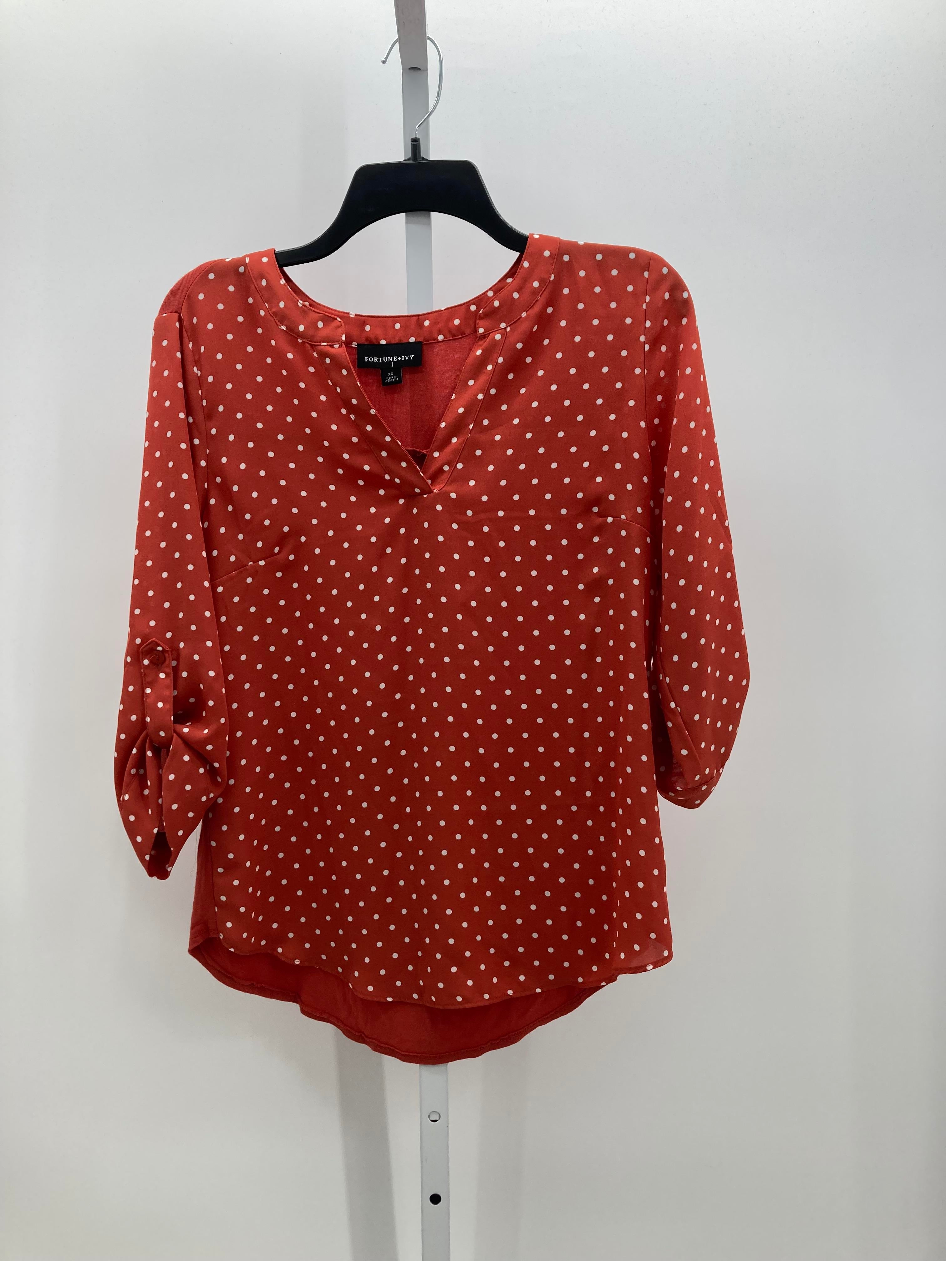 Size X Small Misses 3/4 Sleeve Shirt