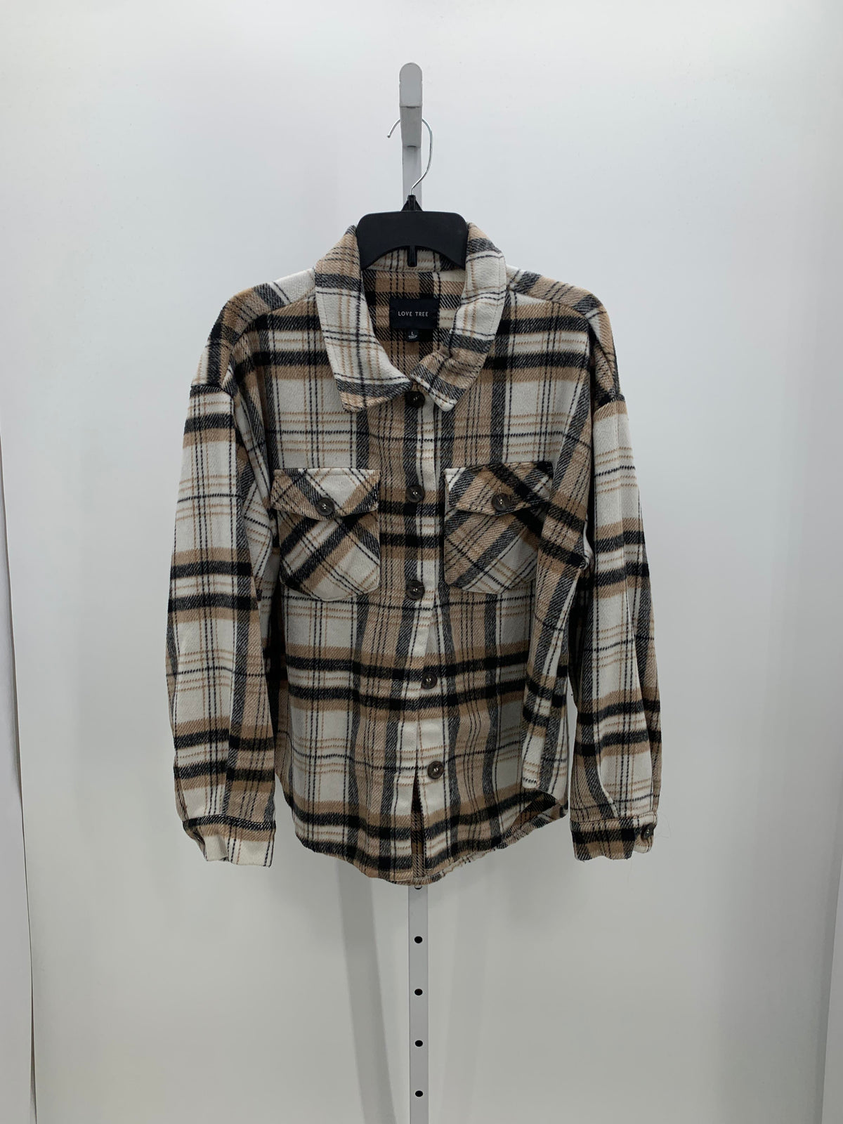 Love Tree Size Large Juniors Long Sleeve Shirt