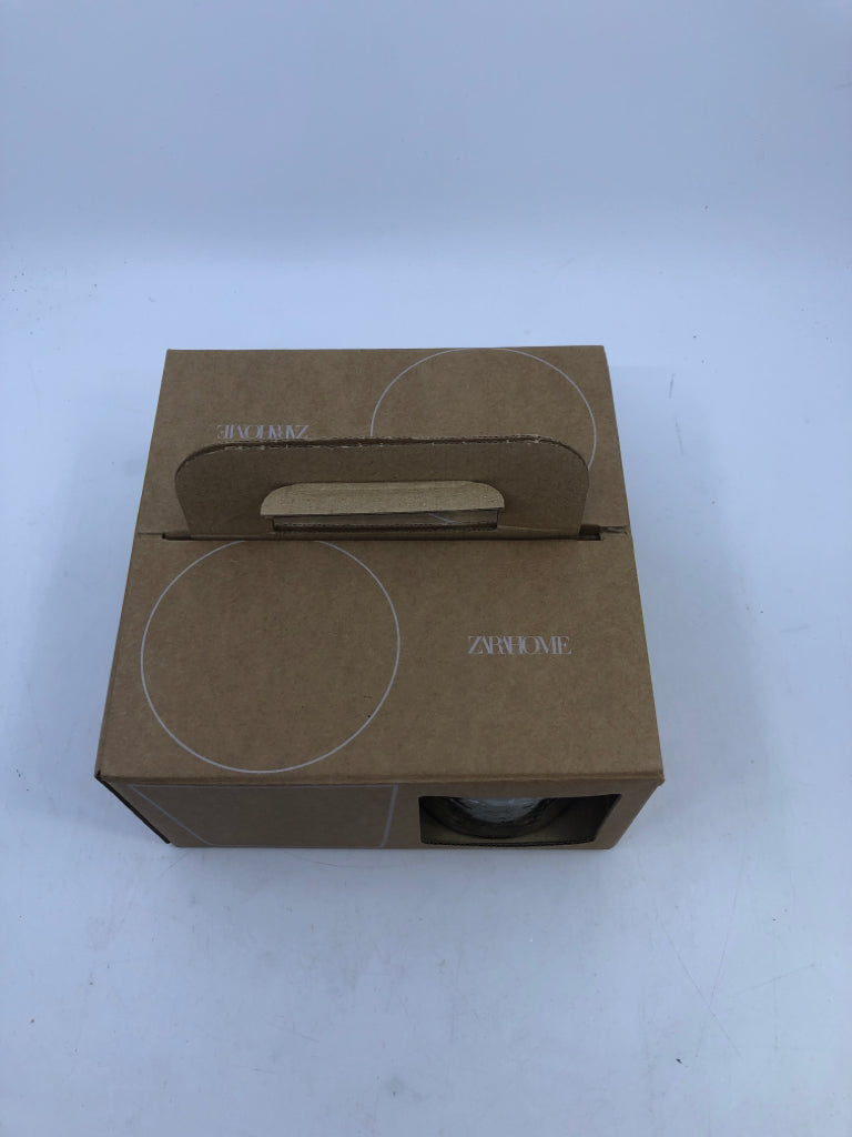 4 NIB ZARA HOME COCKTAIL GLASSES.