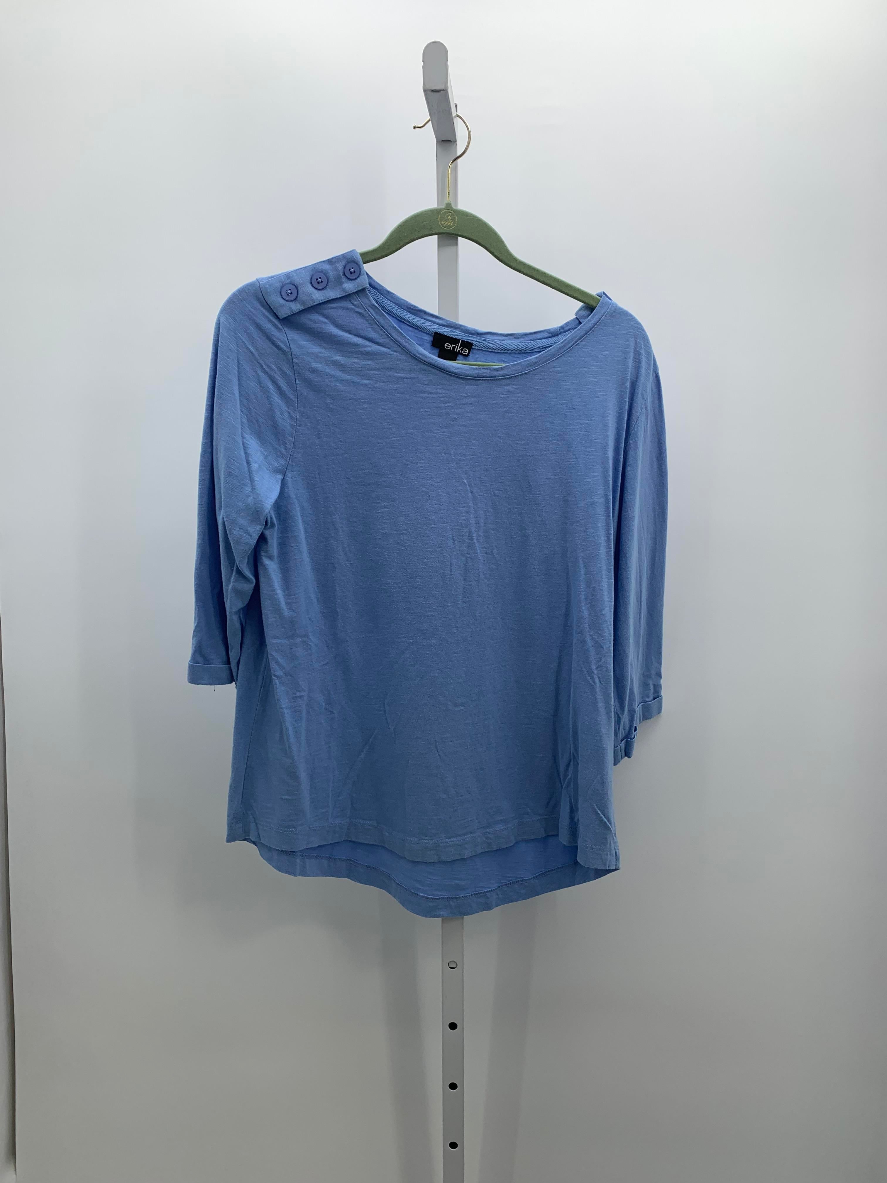Erika Size Medium Misses 3/4 Sleeve Shirt