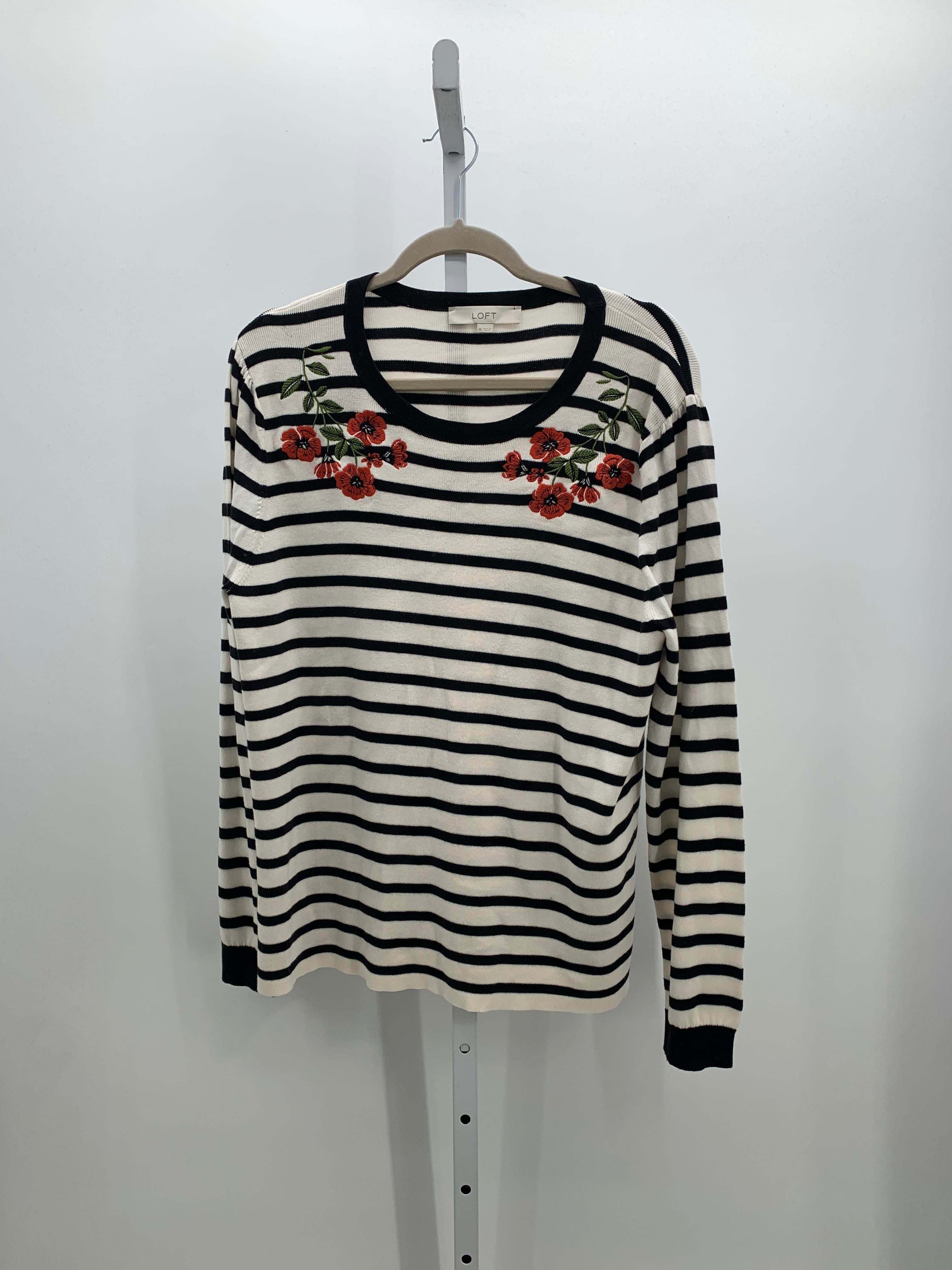 Loft Size Extra Large Misses Long Slv Sweater