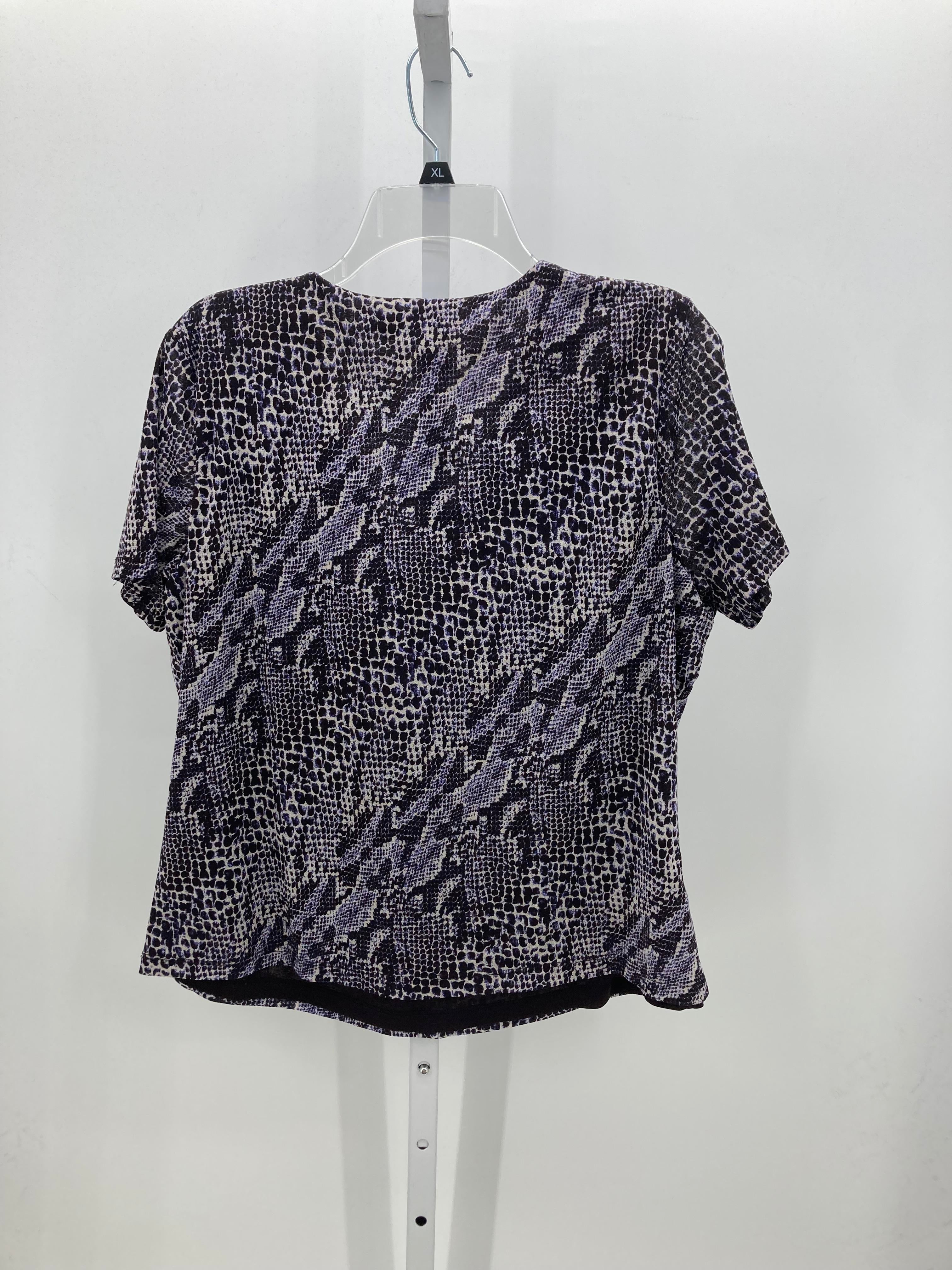Jones Wear Size Extra Large Misses Short Sleeve Shirt