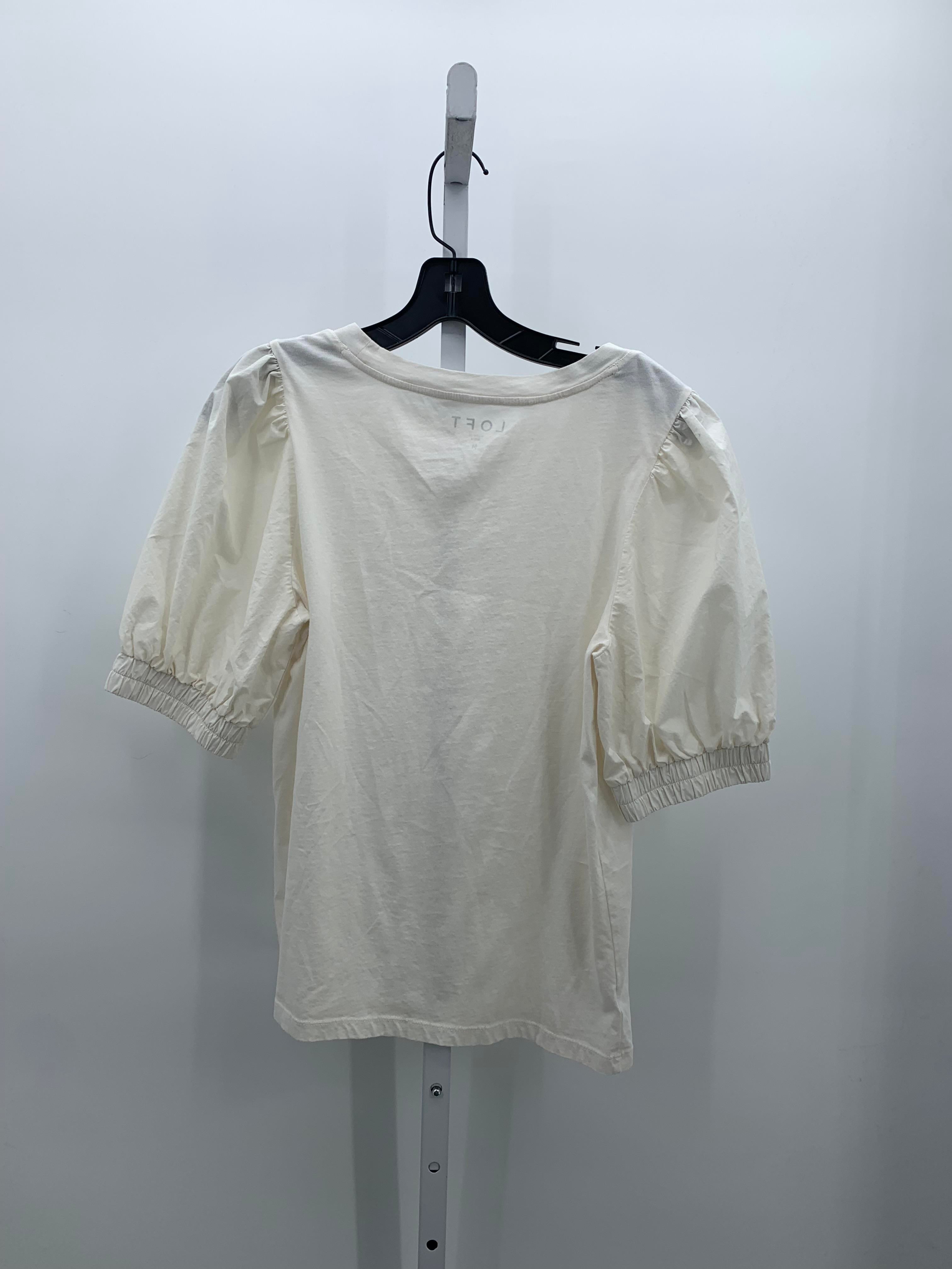 Loft Size Medium Misses Short Sleeve Shirt