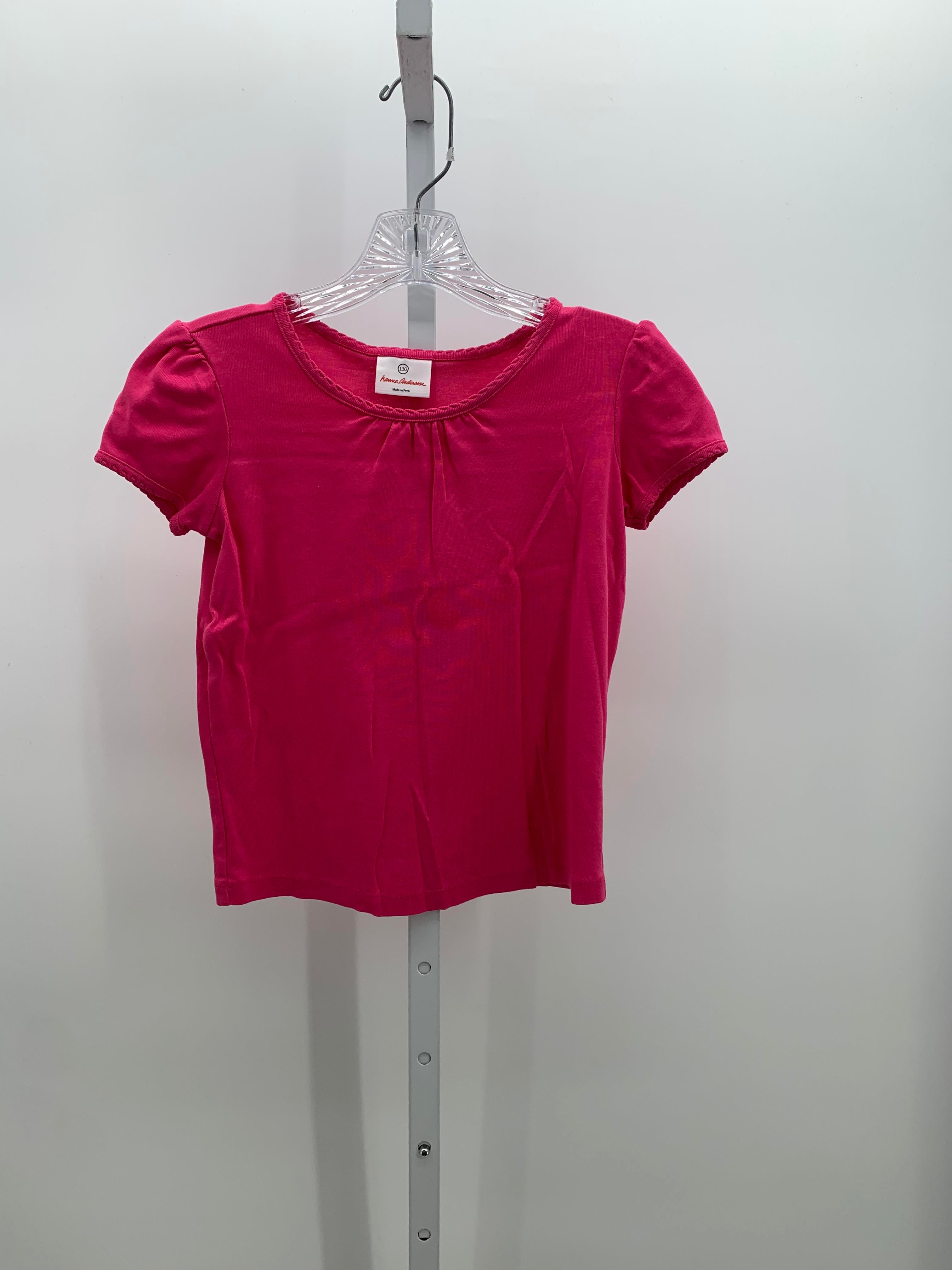 Hanna Anderson Size 8 Girls Short Sleeve Shirt