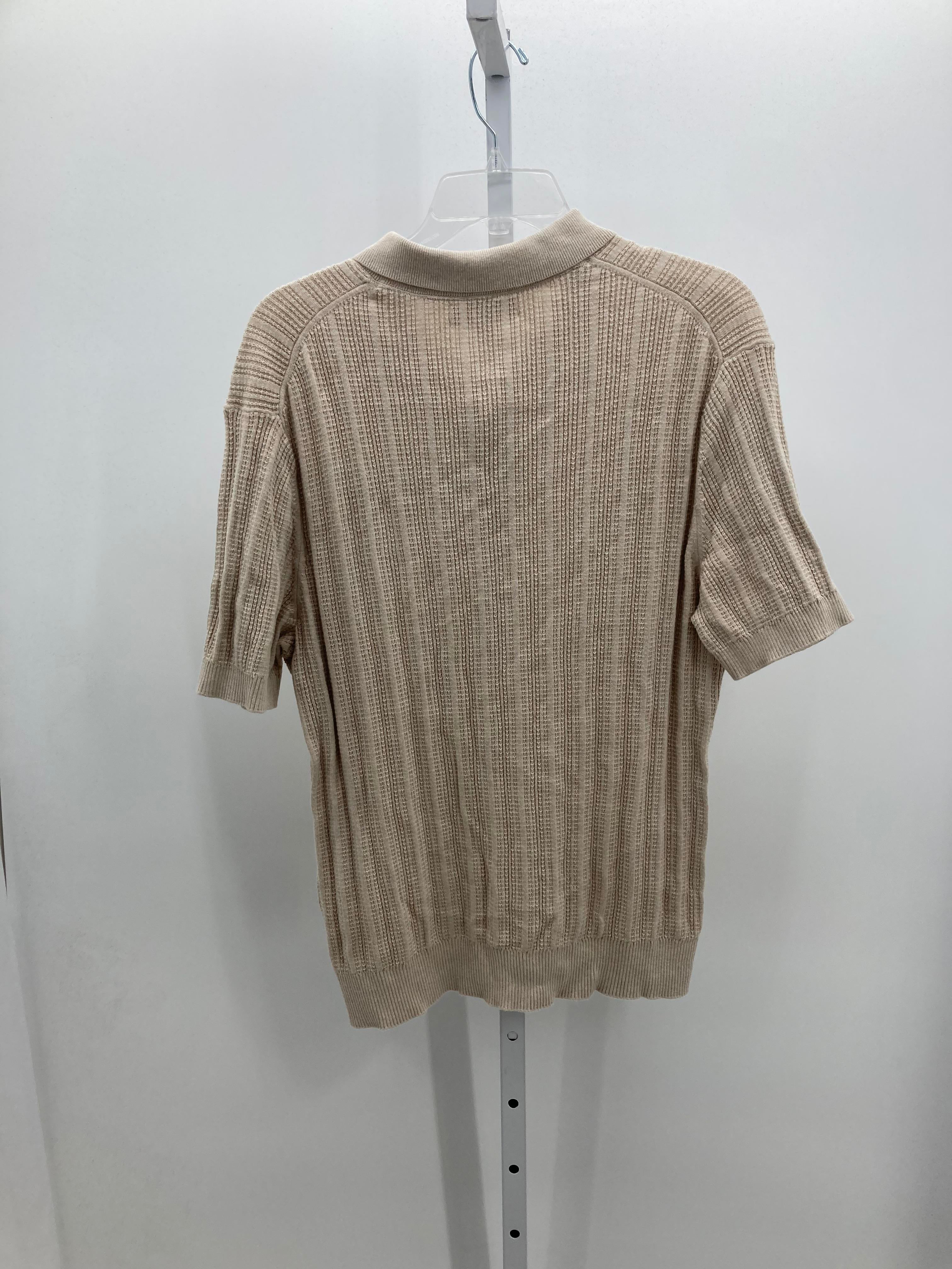 BTN DOWN WAFFLE KNIT