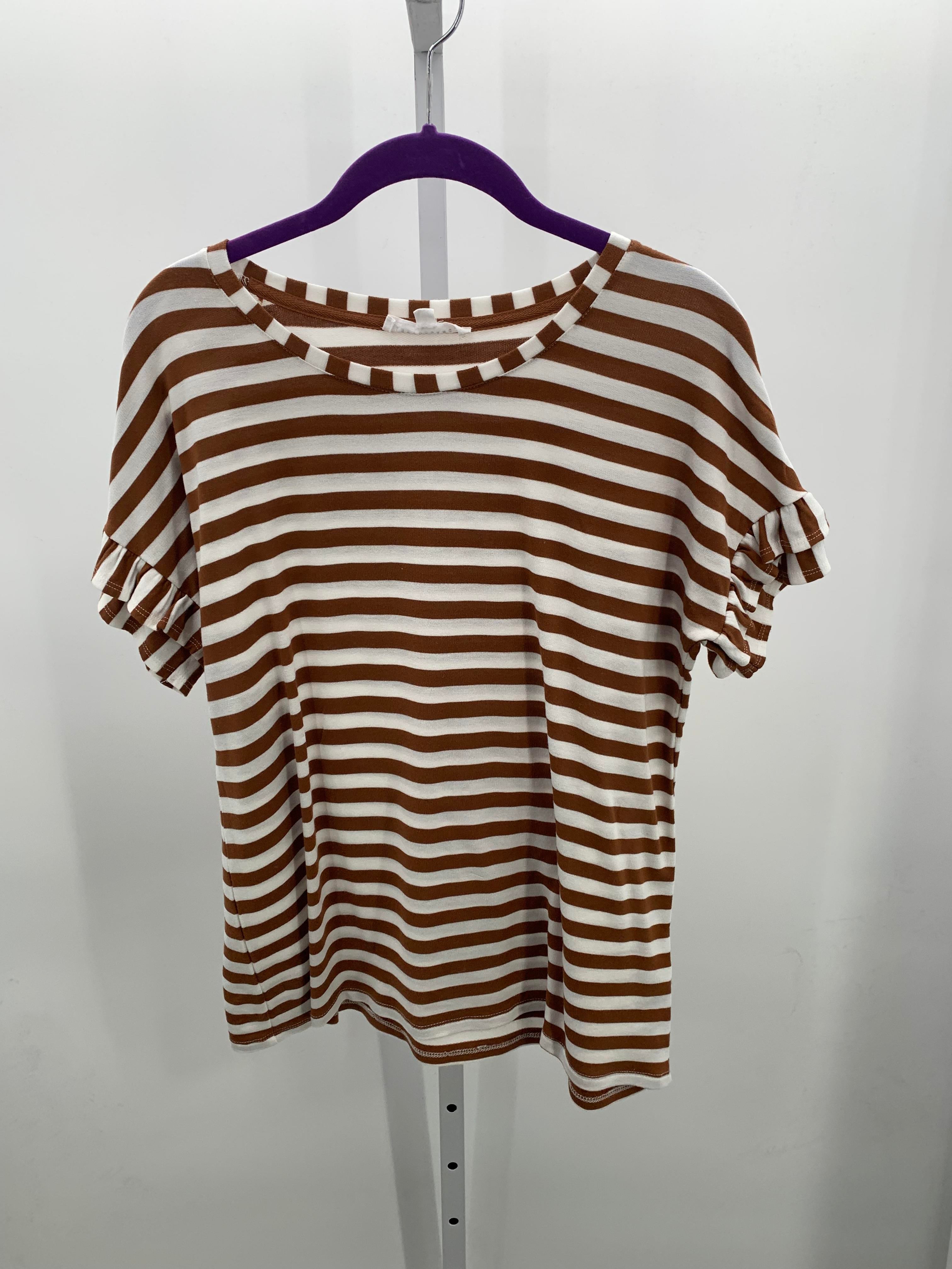 Jane + Delancey Size Medium Misses Short Sleeve Shirt