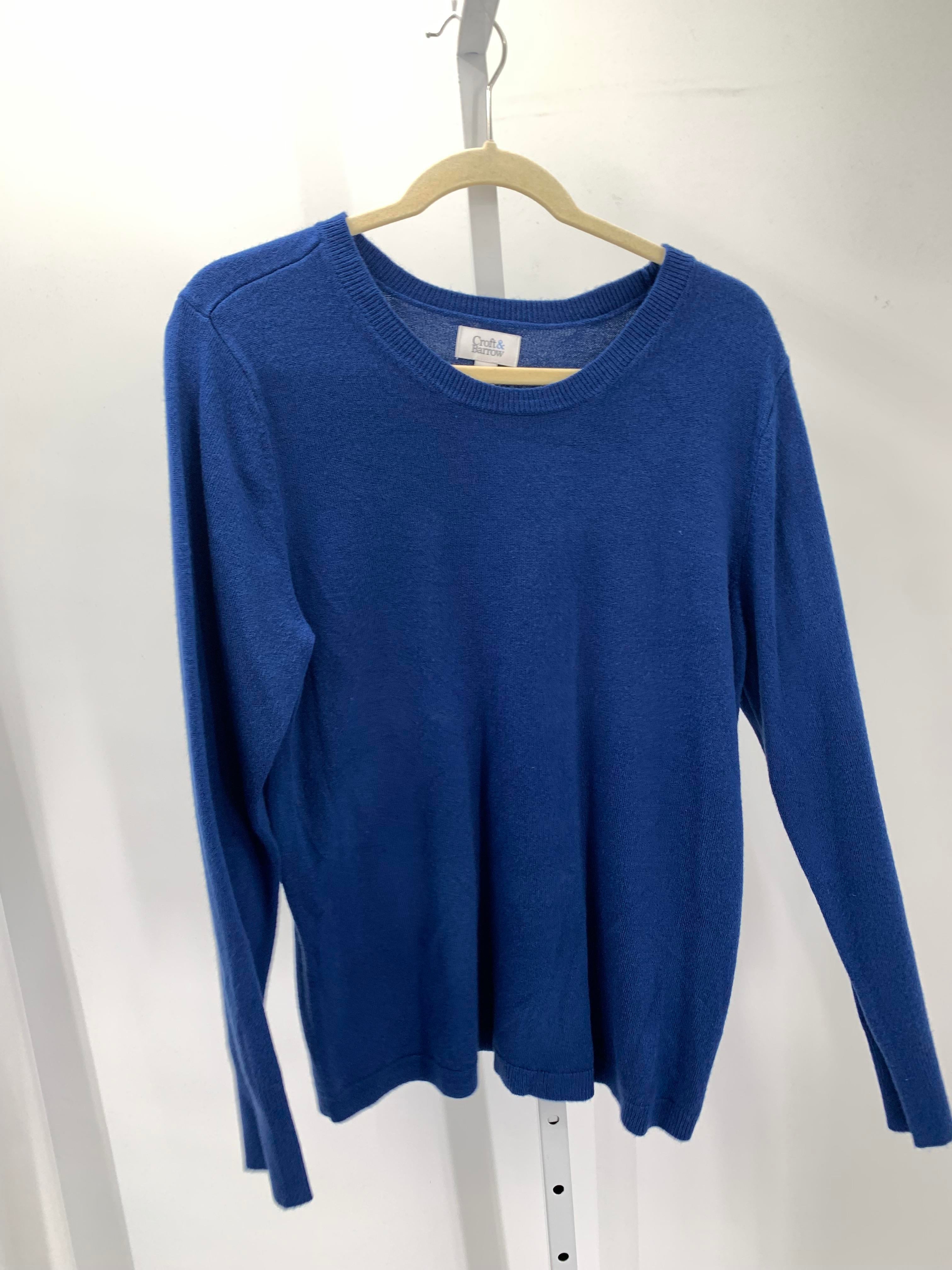 Croft & Barrow Size Large Misses Long Slv Sweater