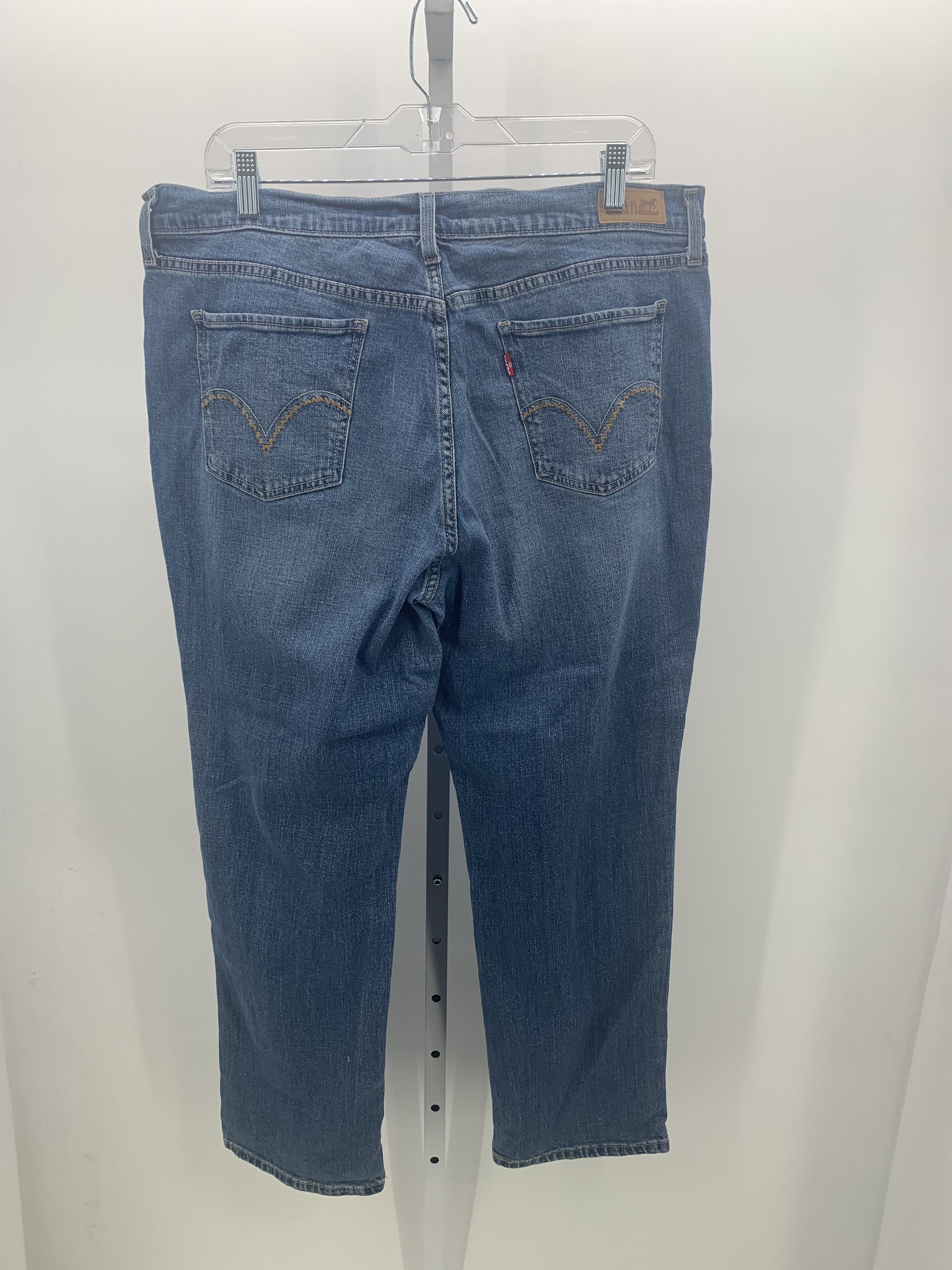 Levis Size 16 Short Misses Jeans