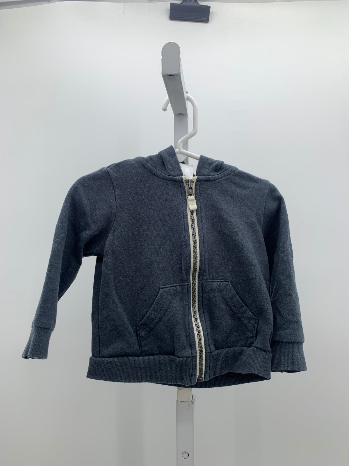 HOODED ZIP KNIT