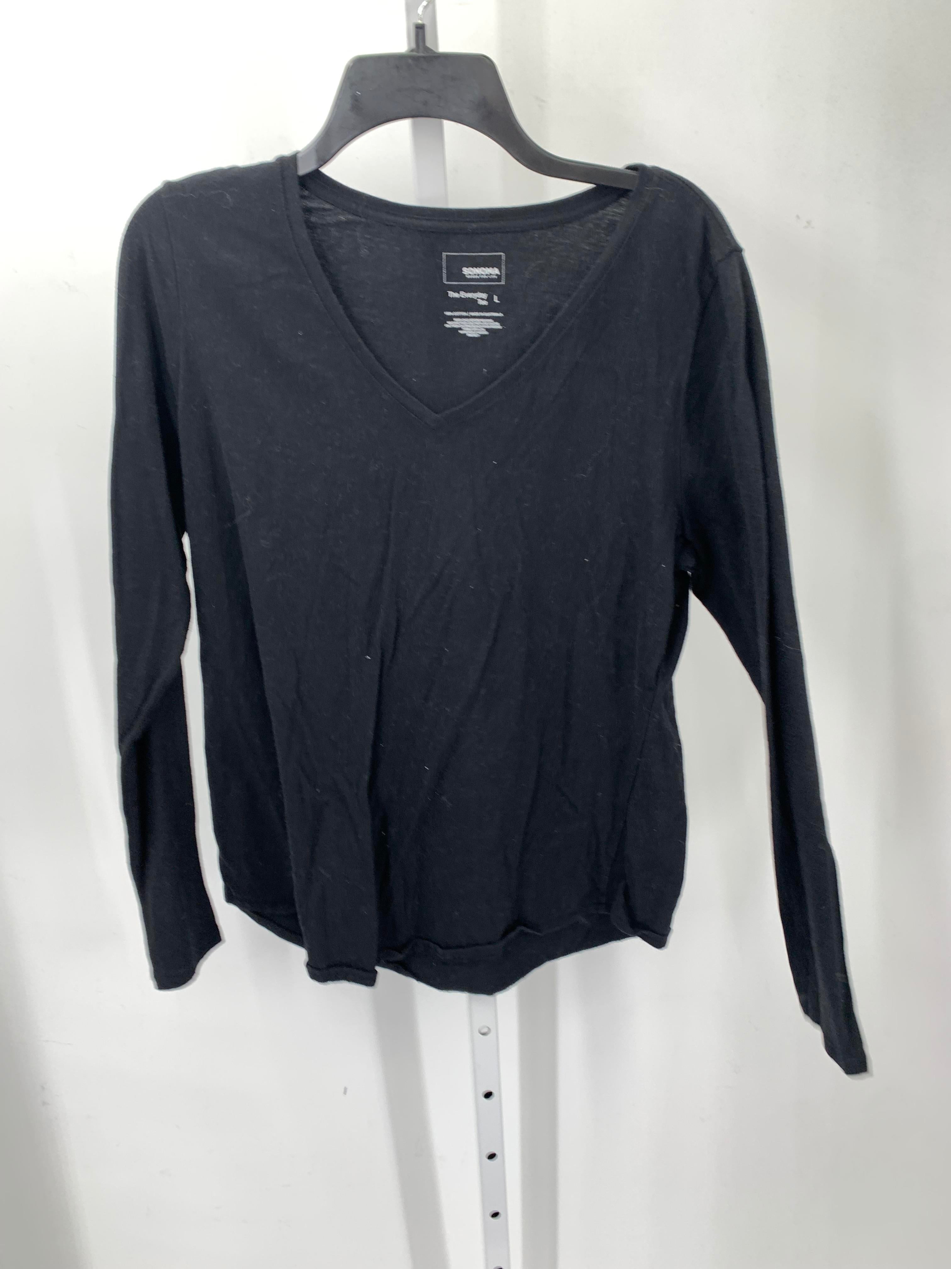 Sonoma Size Large Misses Long Sleeve Shirt