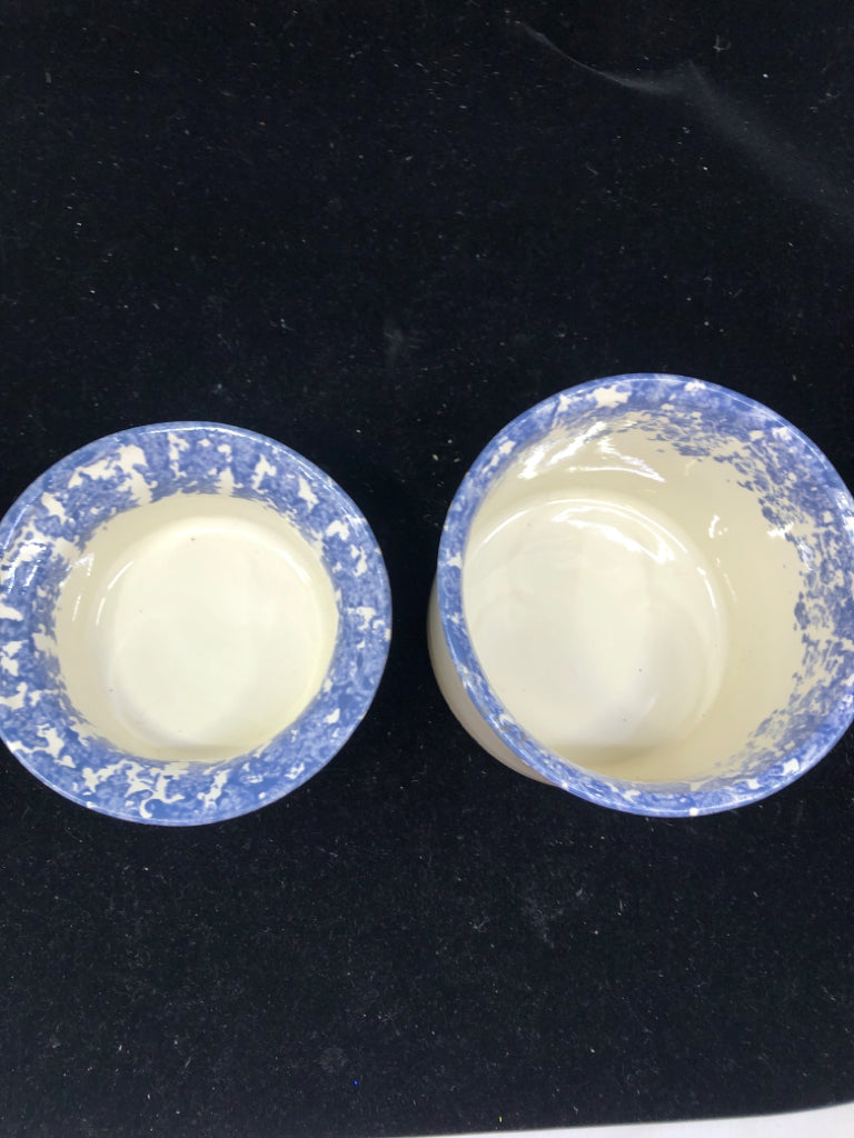 2pc BLUE HEART DIP CHILLER SERVER.