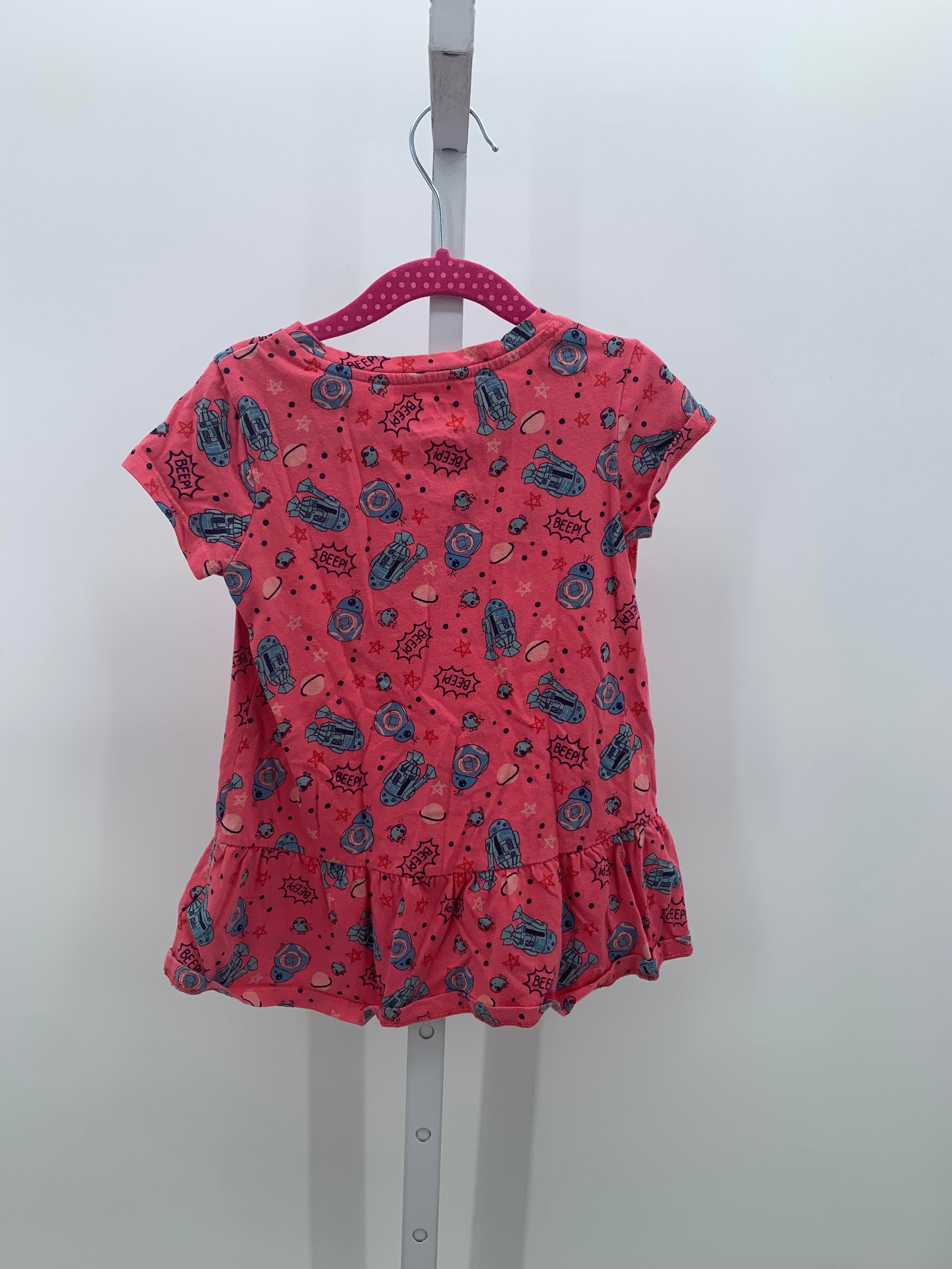 Star Wars Size 4-5 Girls Short Sleeve Shirt