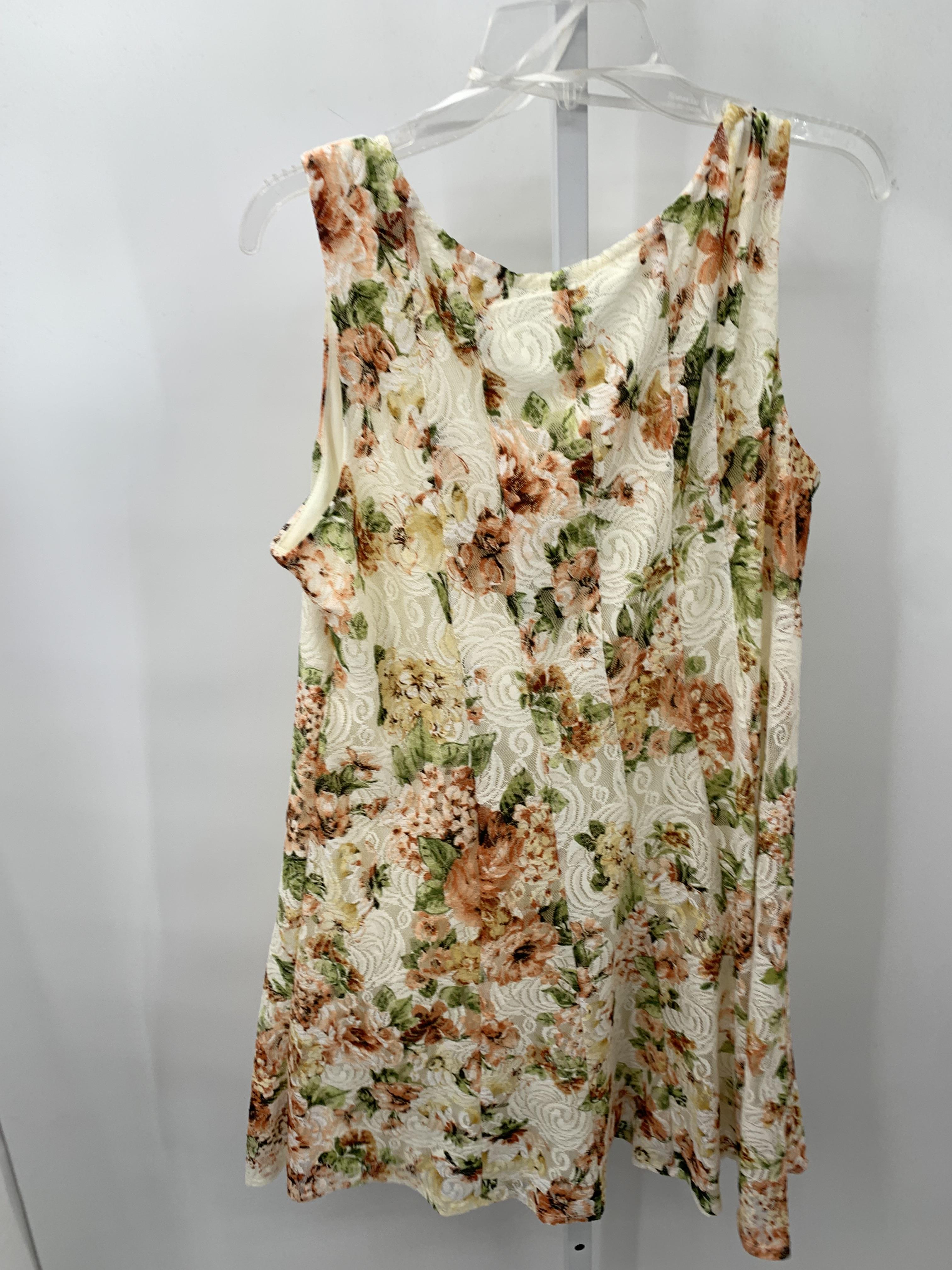 Perception Size X Large Petite Petite Sleeveless Dress