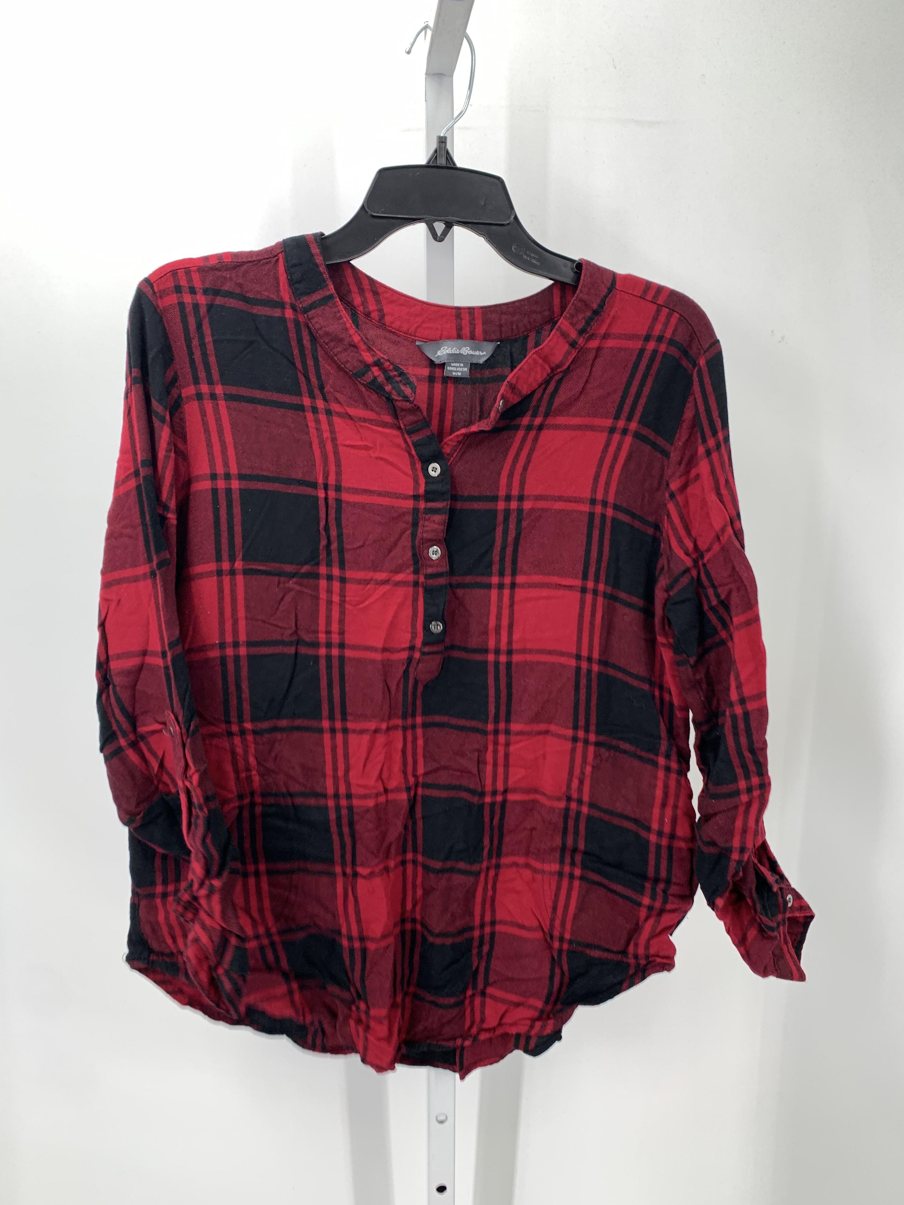 Eddie Bauer Size Medium Misses Long Sleeve Shirt