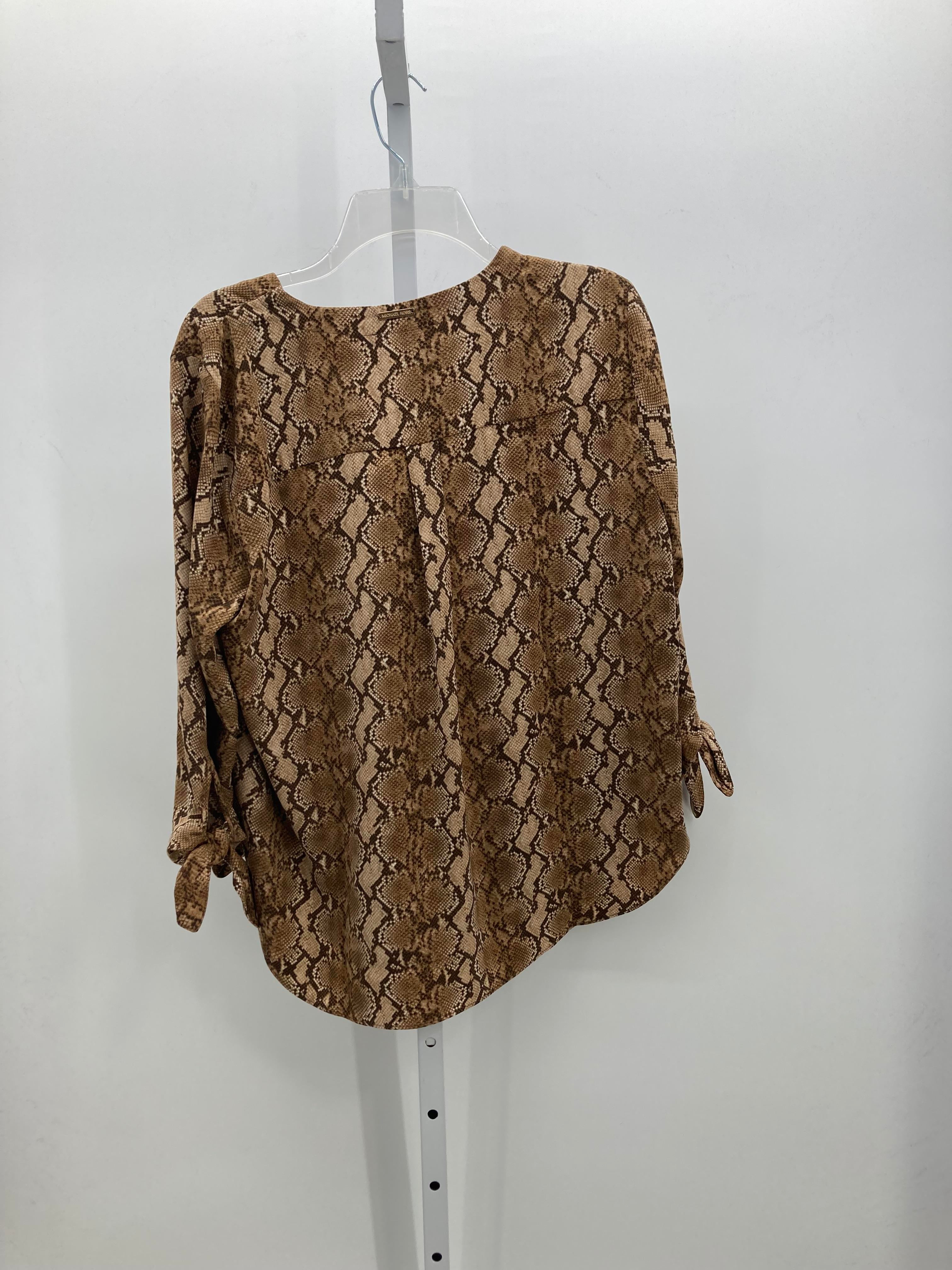 Michael Kors Size Large Misses 3/4 Sleeve Shirt
