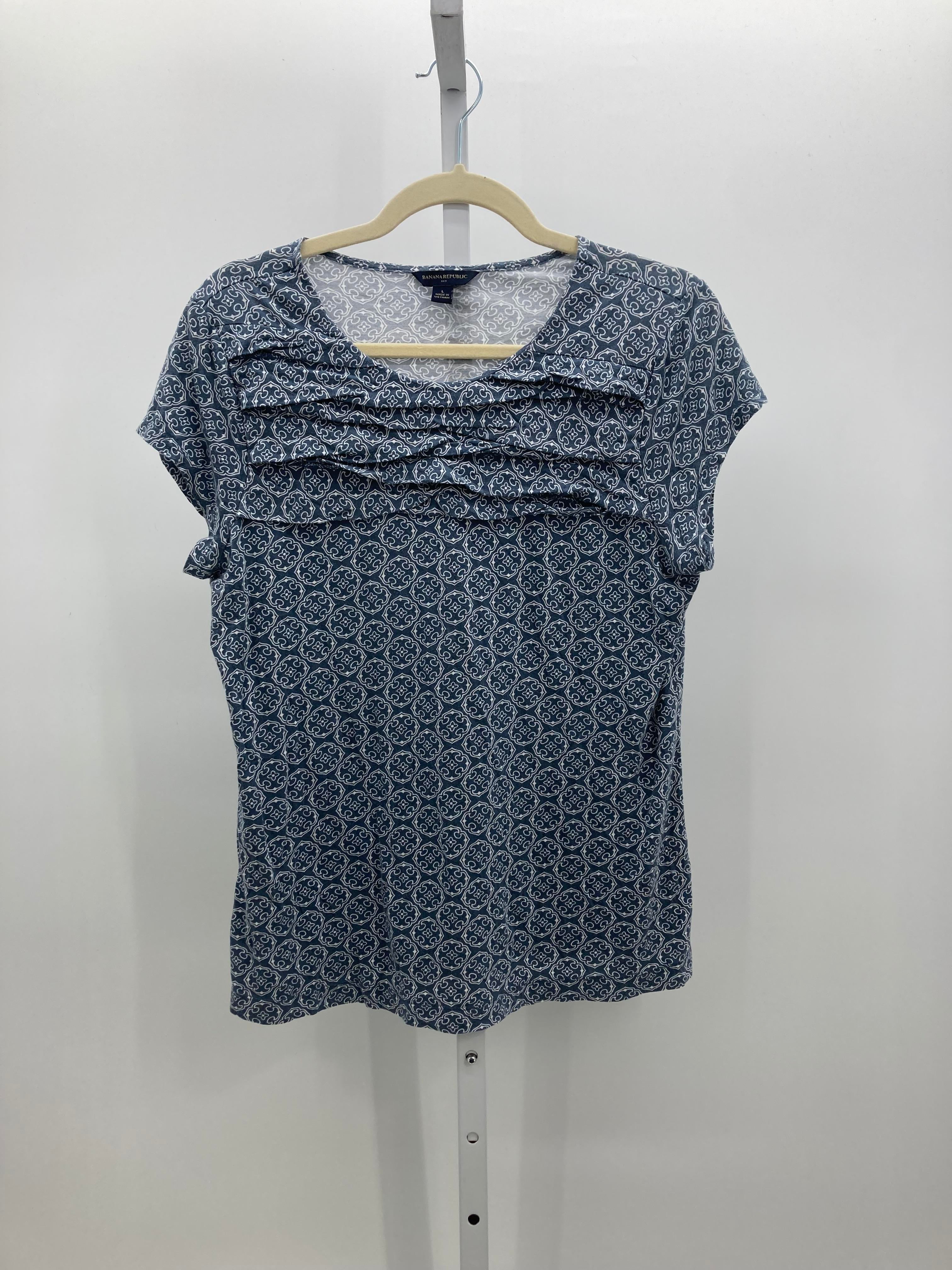 Banana Republic Size Large Misses Short Sleeve Shirt