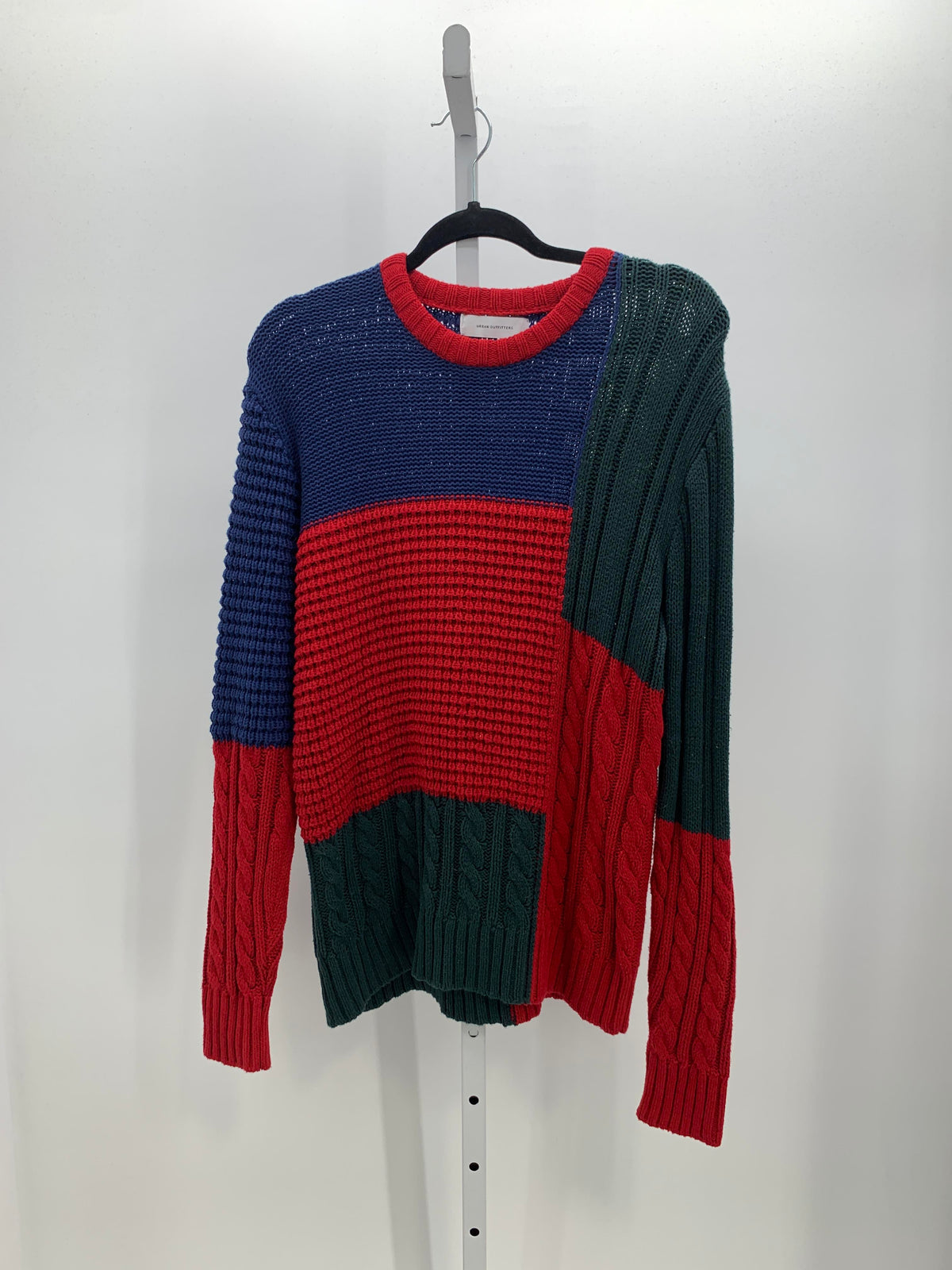 BLUE GREEN RIBBED