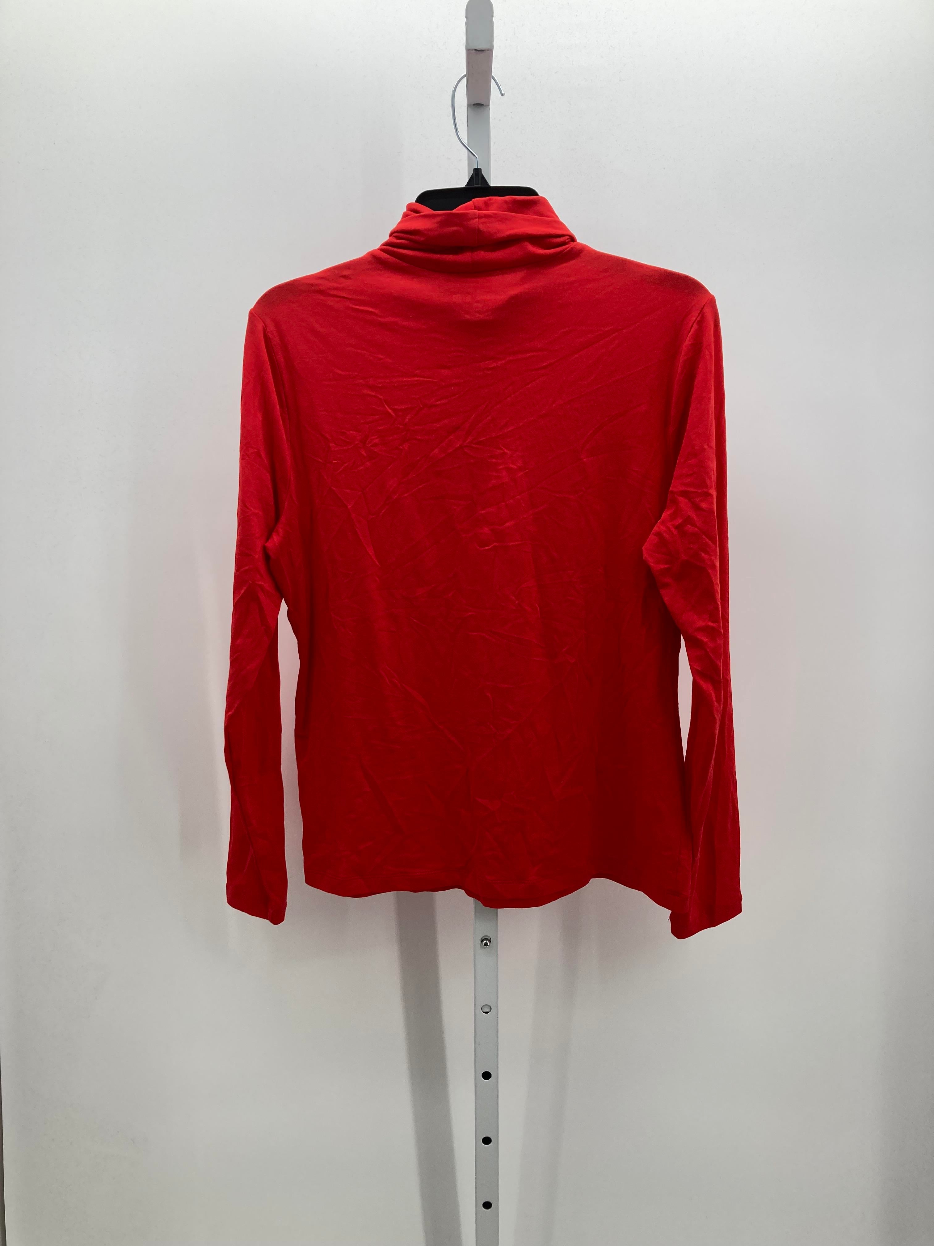 Lands End Size Medium Petite Petite Long Sleeve Shirt
