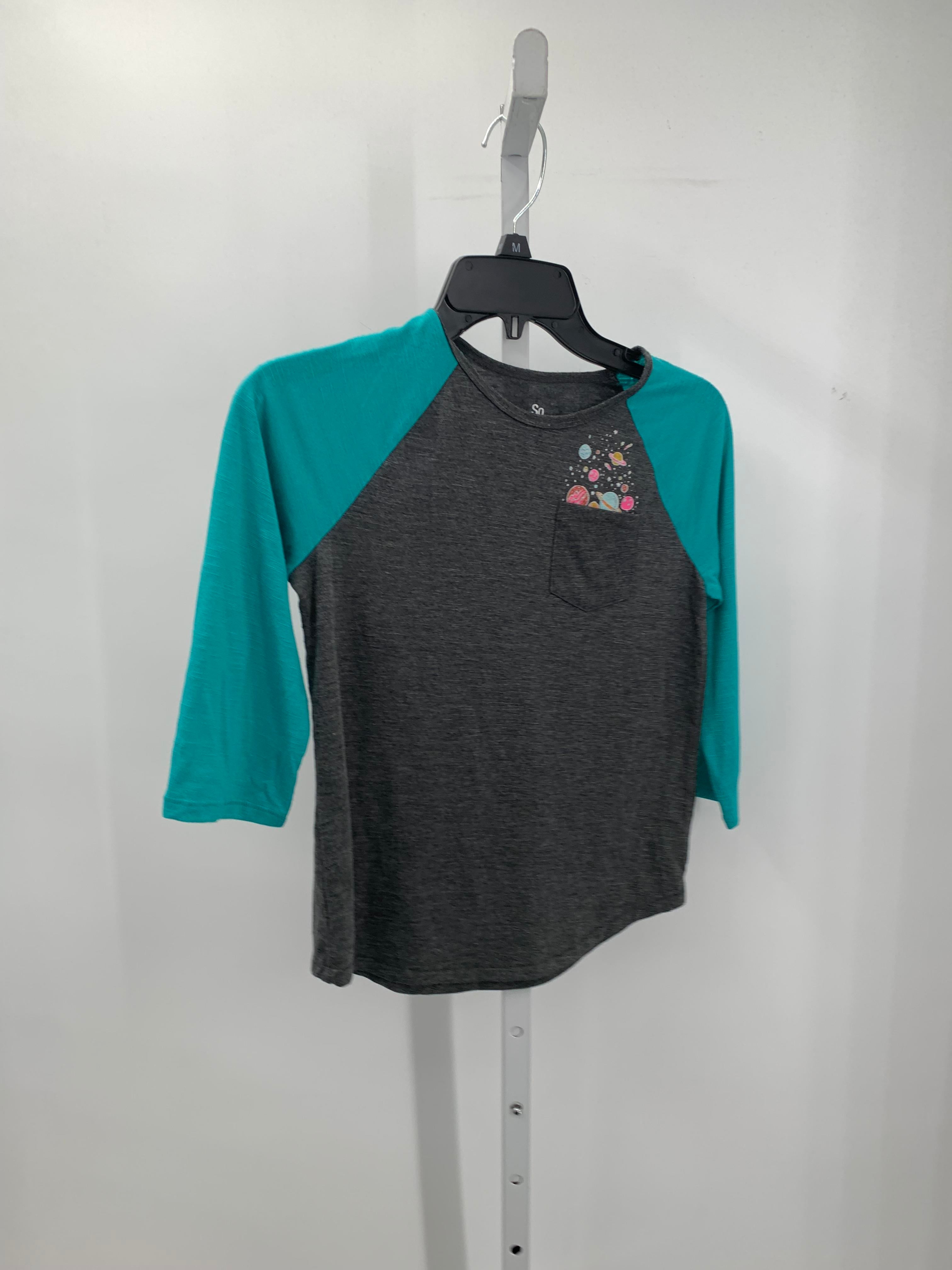 SO Size 10-12 Girls Long Sleeve Shirt