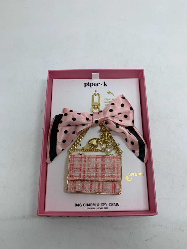 Piper K Bag Charm & Key Chain