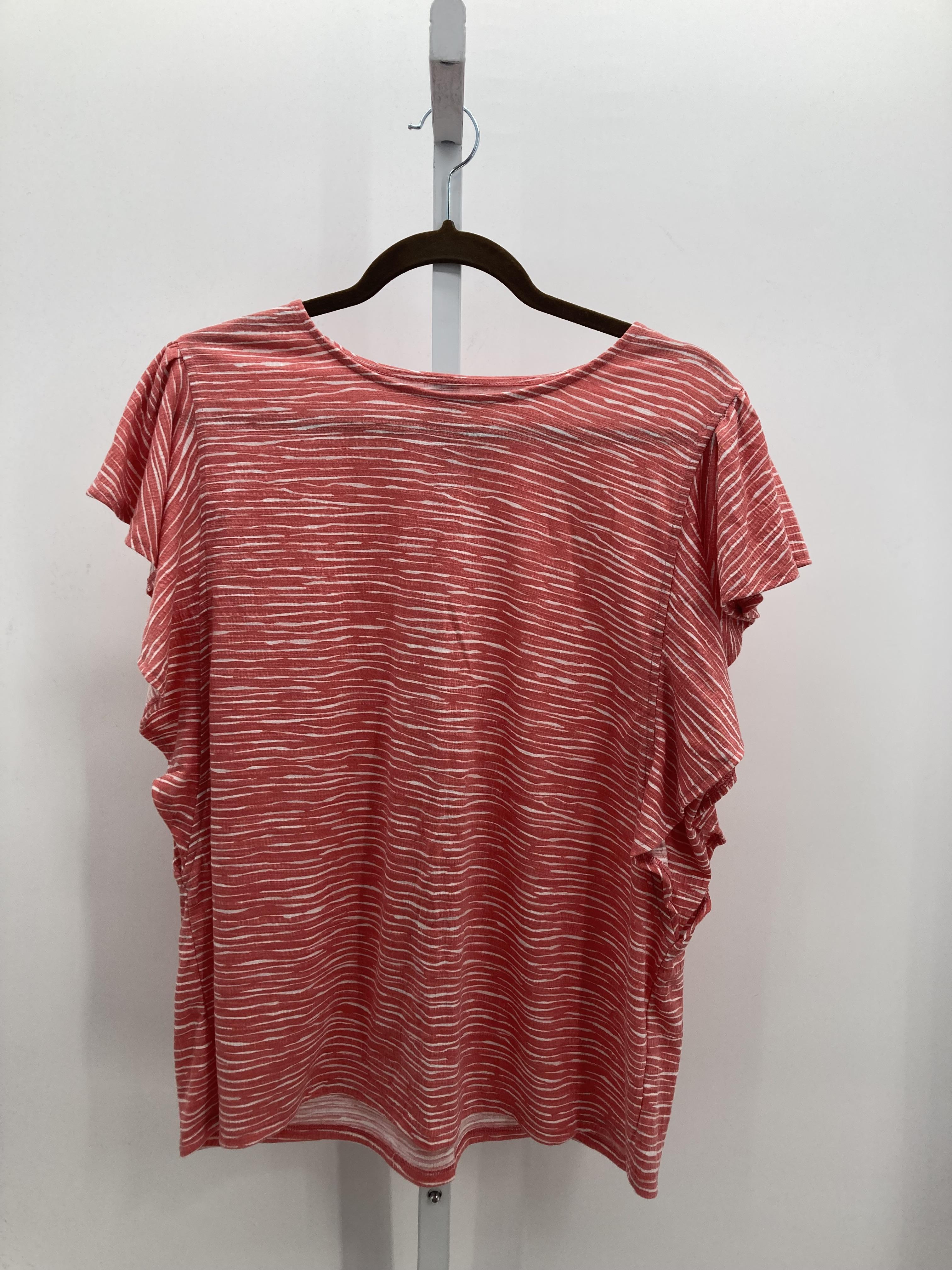 Nine West Size XXL Misses Short Sleeve Shirt