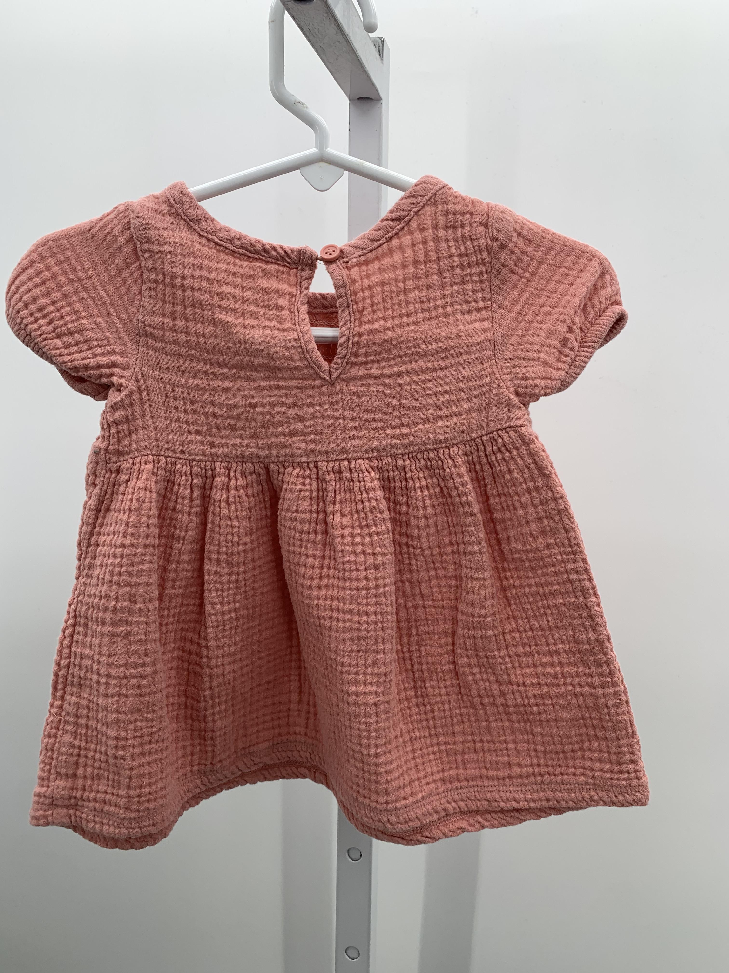 Modern Moments Size 6-9 mon Girls Short Sleeve Dress