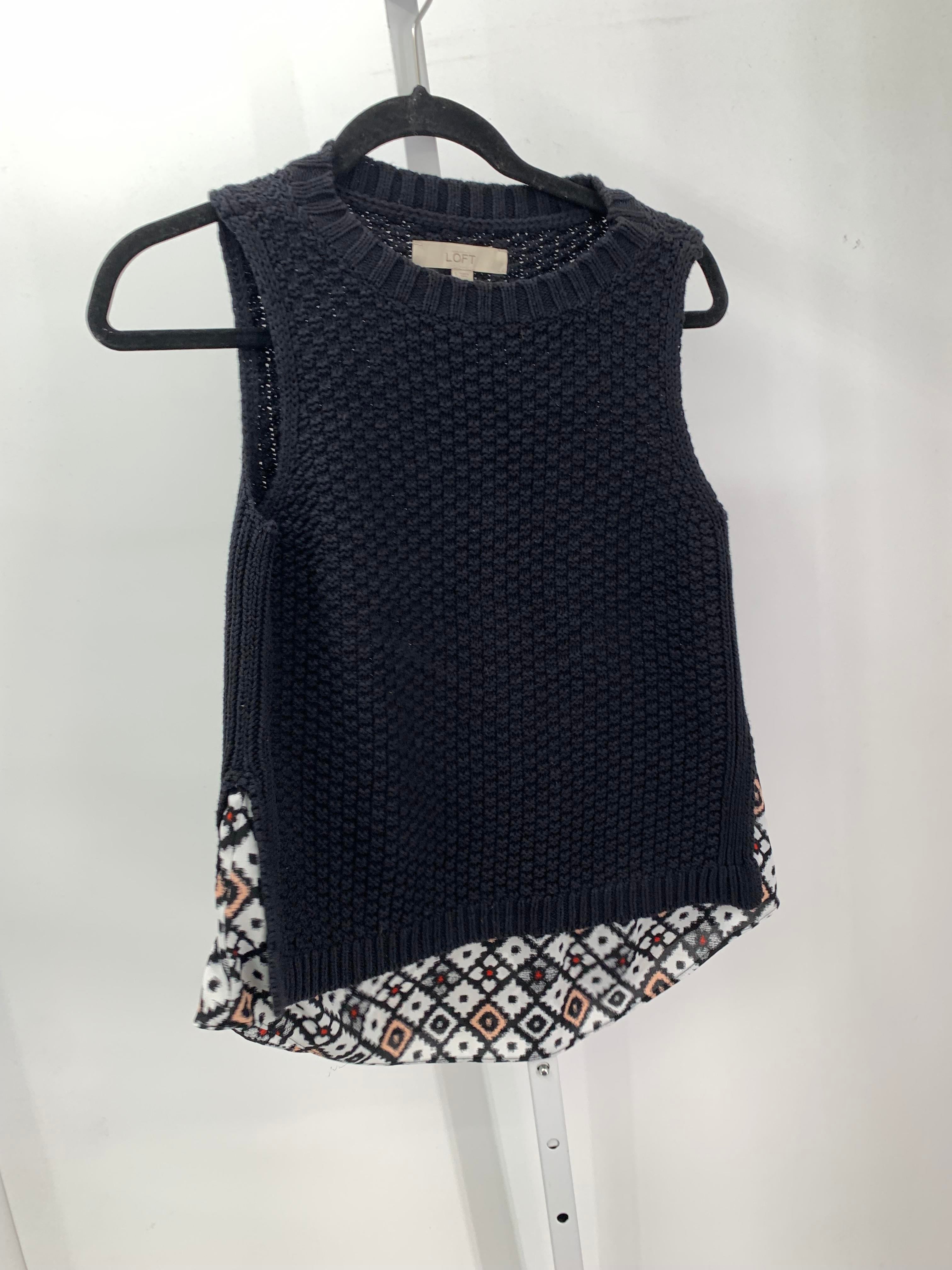 Loft Size Small Misses Sleeveless Sweater