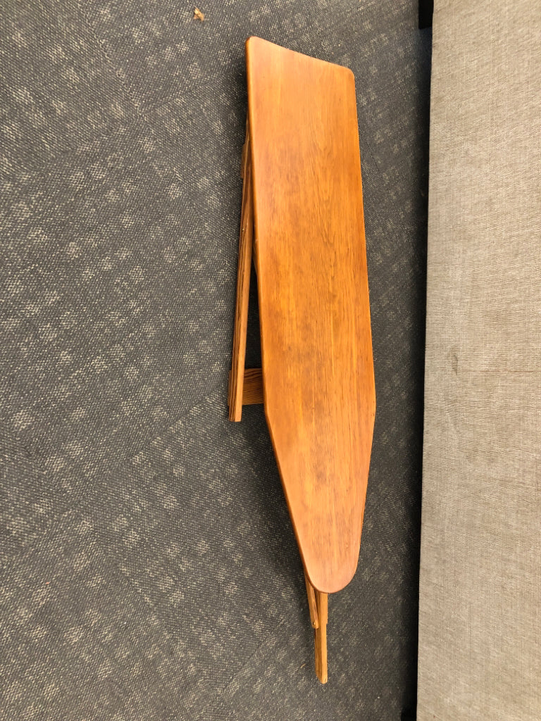 AMISH MADE WOODEN IRON BOARD.