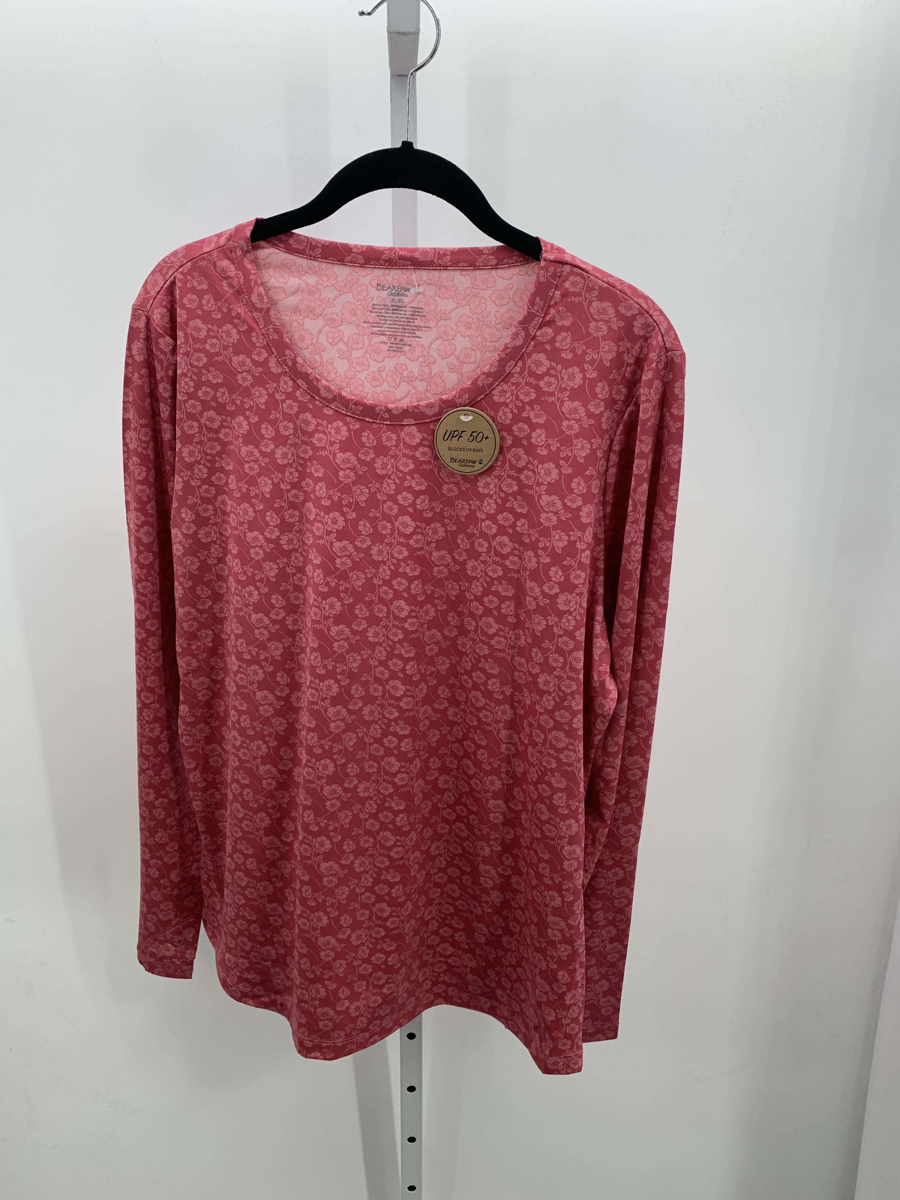 Bear Paw Size Extra Large Misses Long Sleeve Shirt