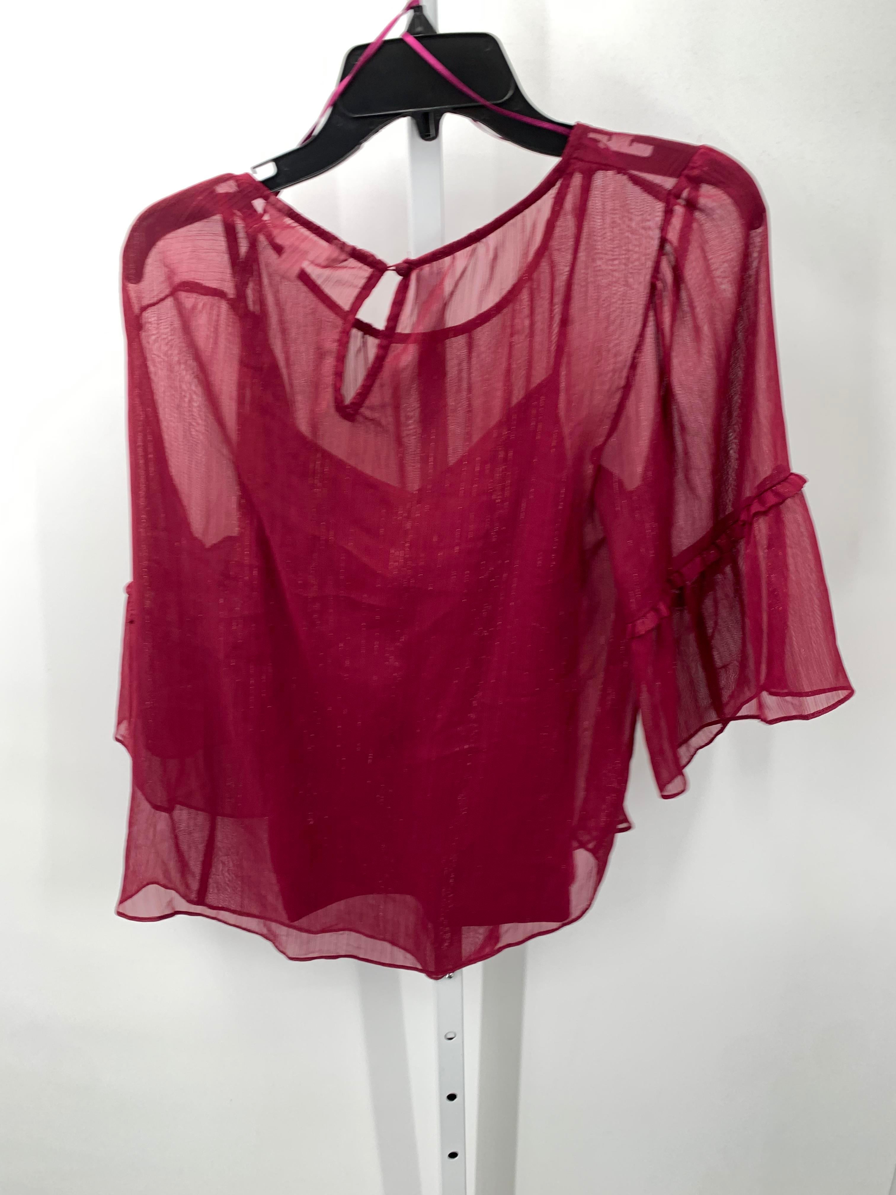 Lauren Conrad Size Large Misses Short Sleeve Shirt