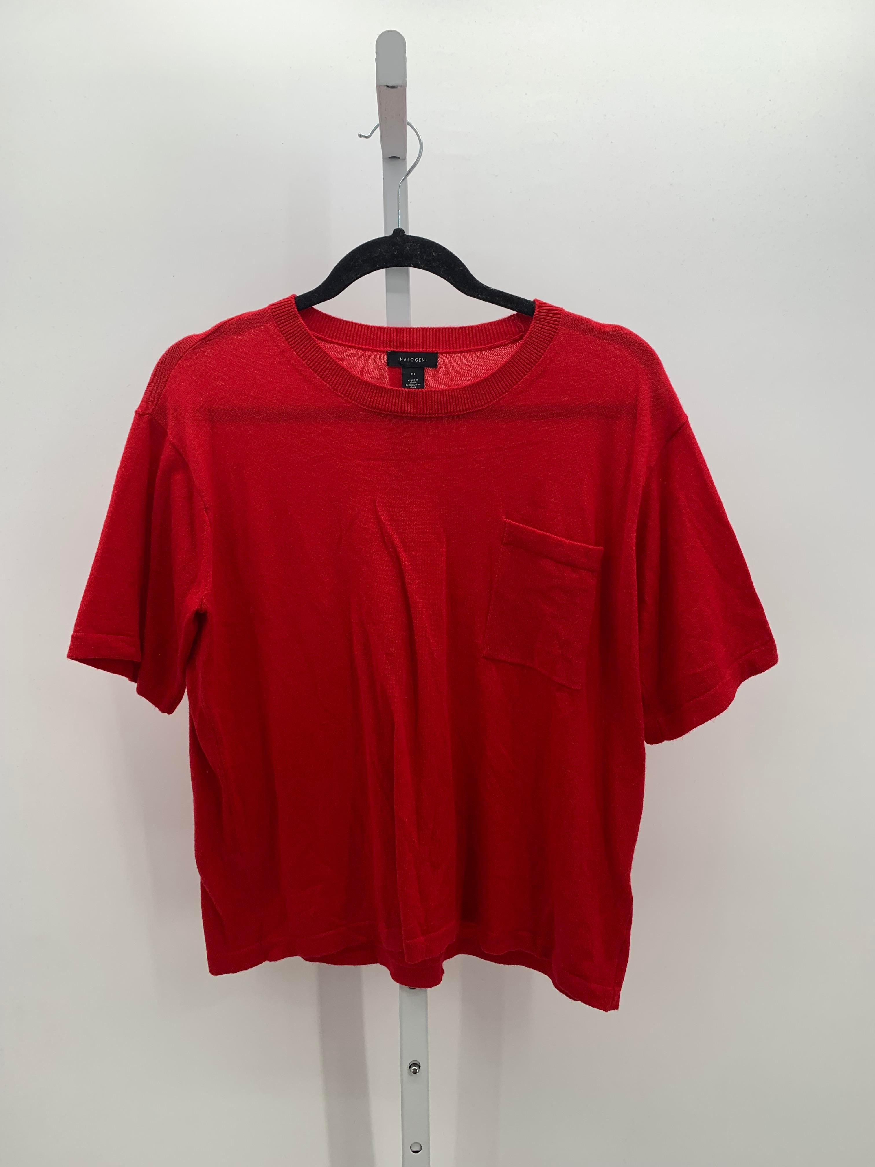 halogen Size Medium Misses Short Slv Sweater