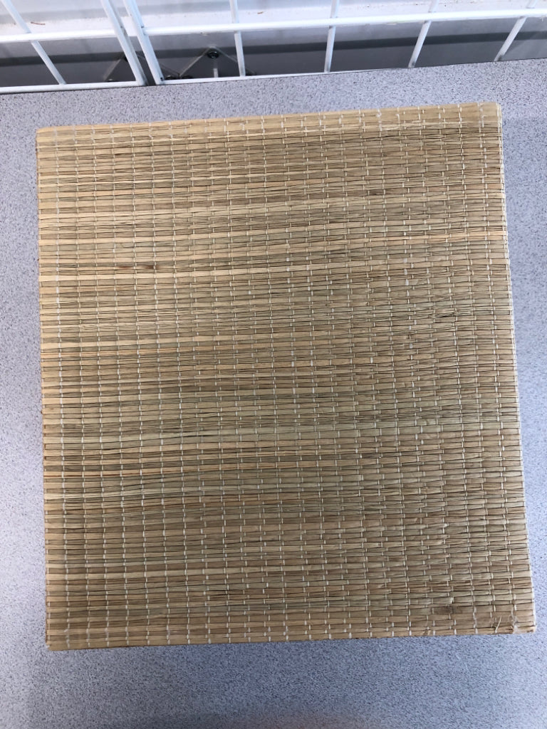 WOVEN BAMBOO BIN.