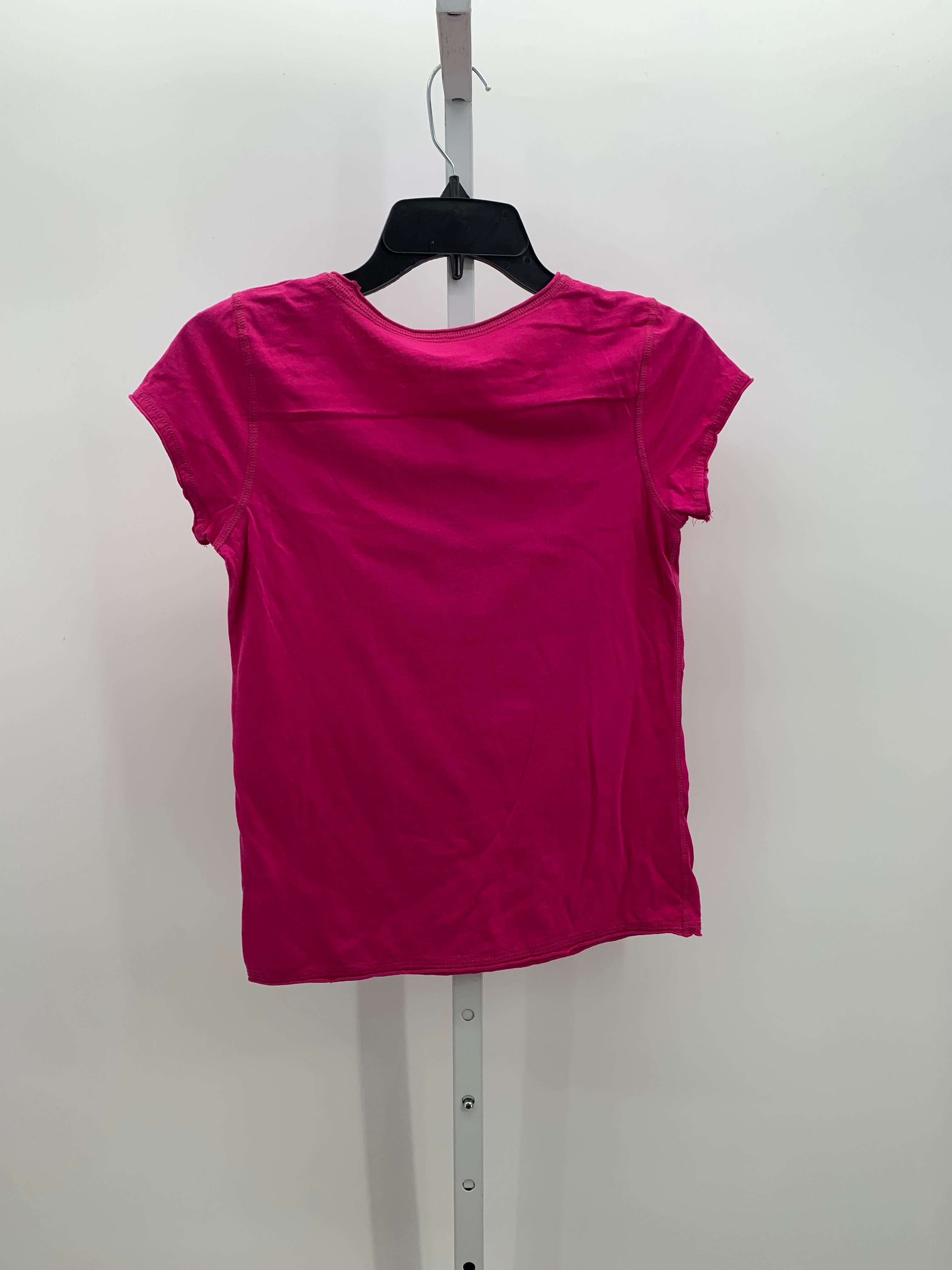 LL Bean Size 10-12 Girls Short Sleeve Shirt