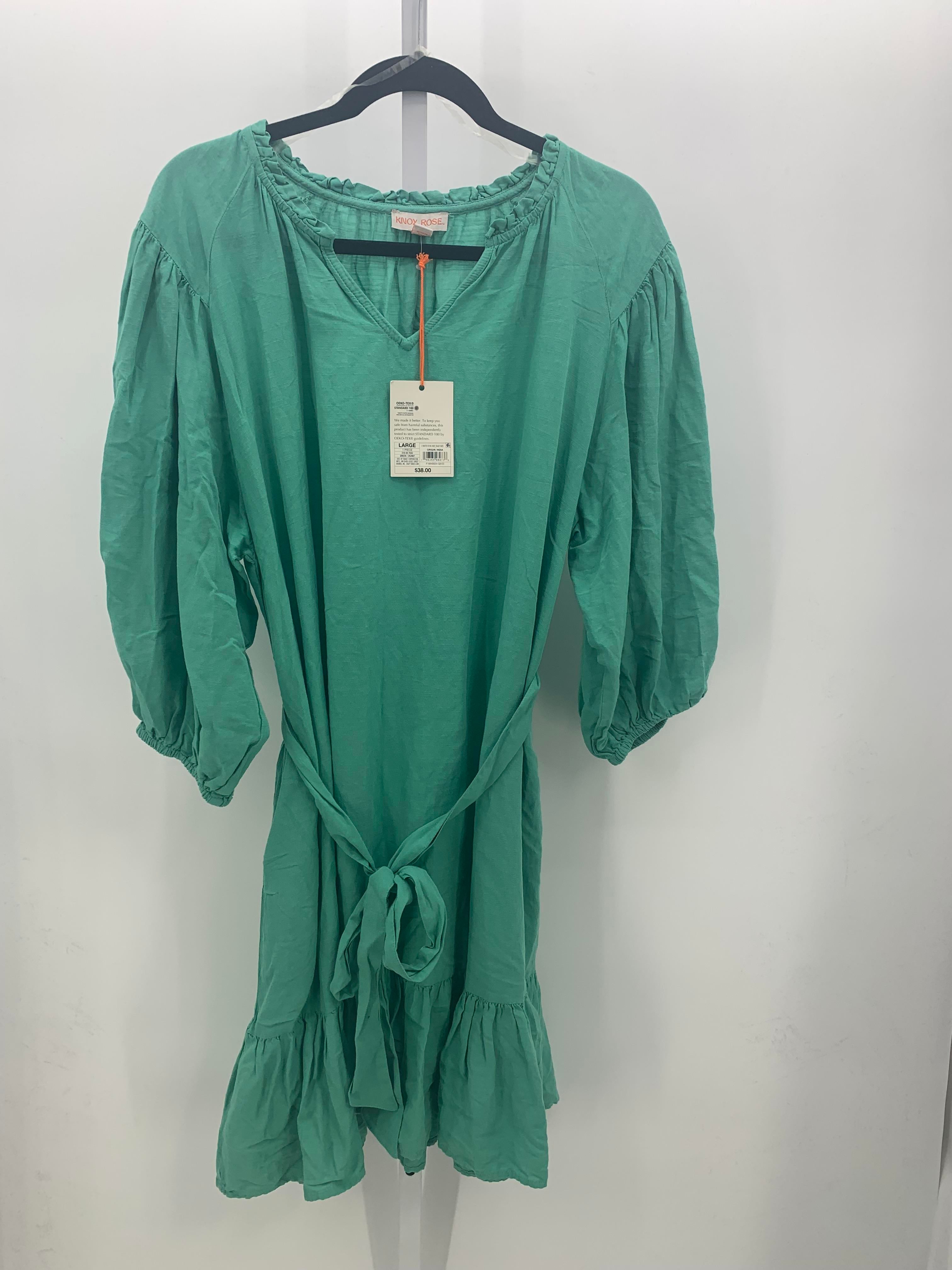 Knox Rose Size Large Misses 3/4 Sleeve Dress
