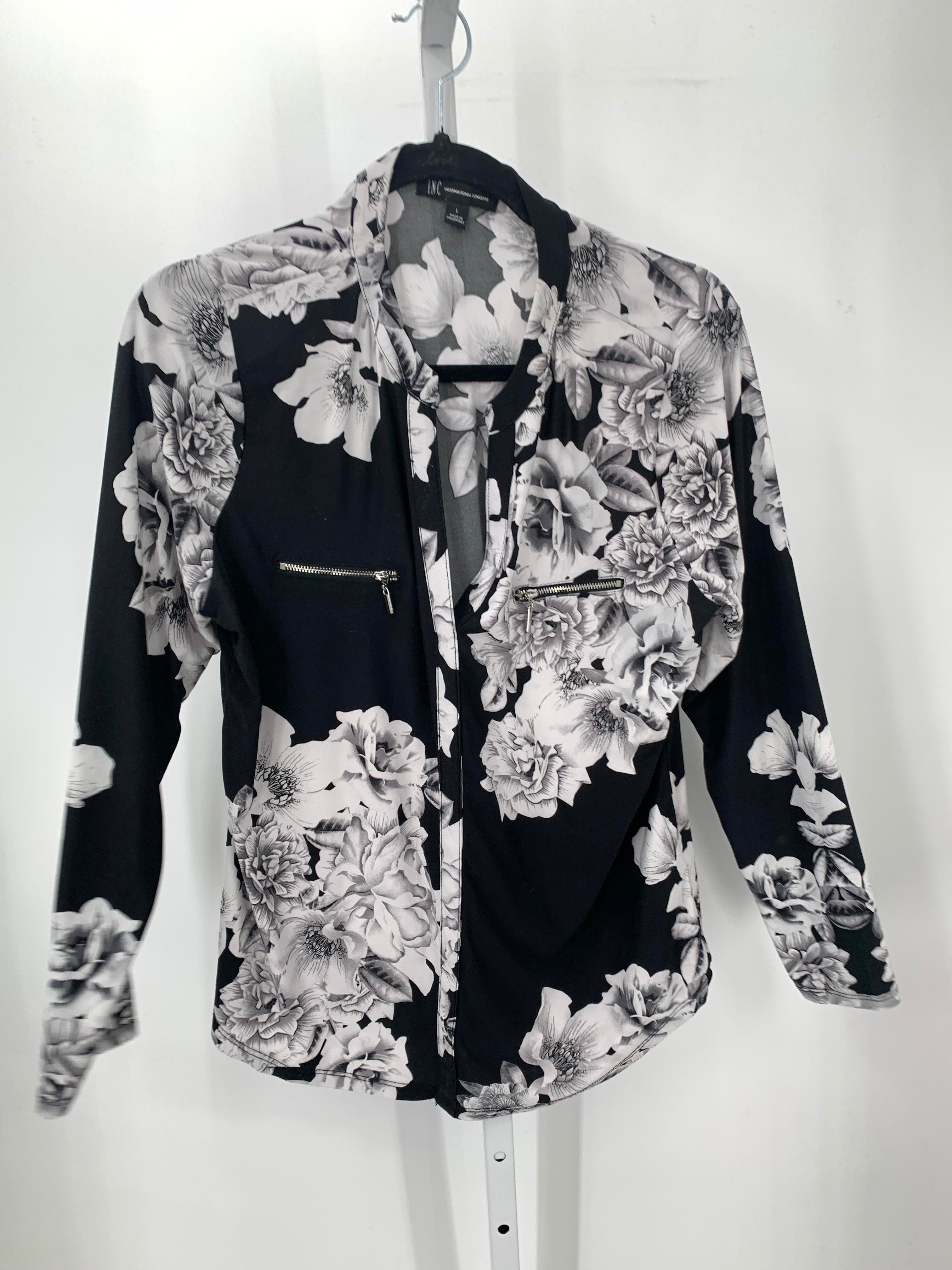 INC Size Large Misses Long Sleeve Shirt