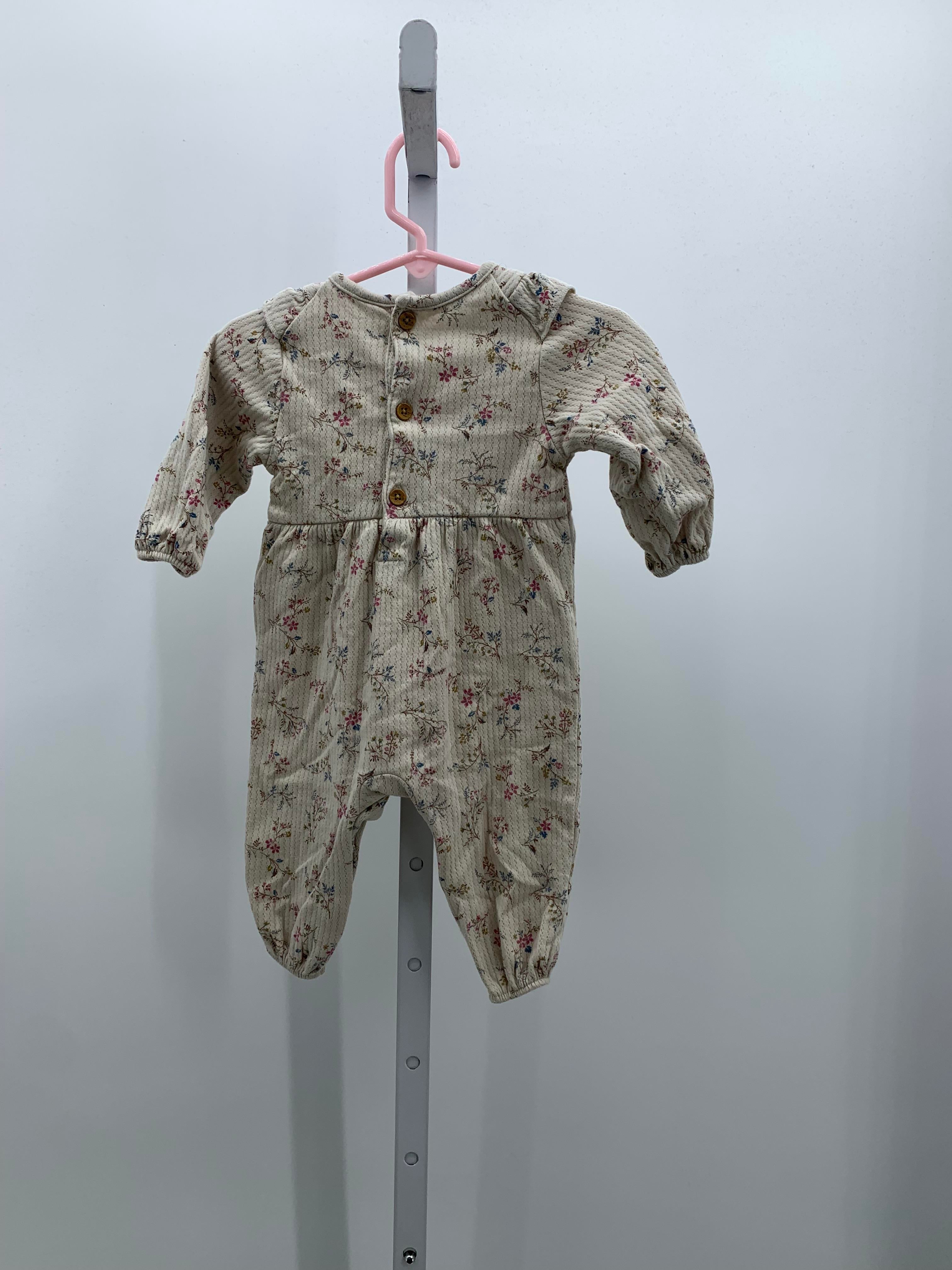 Modern Moments Size 3-6 Months Girls Long Slv. Romper