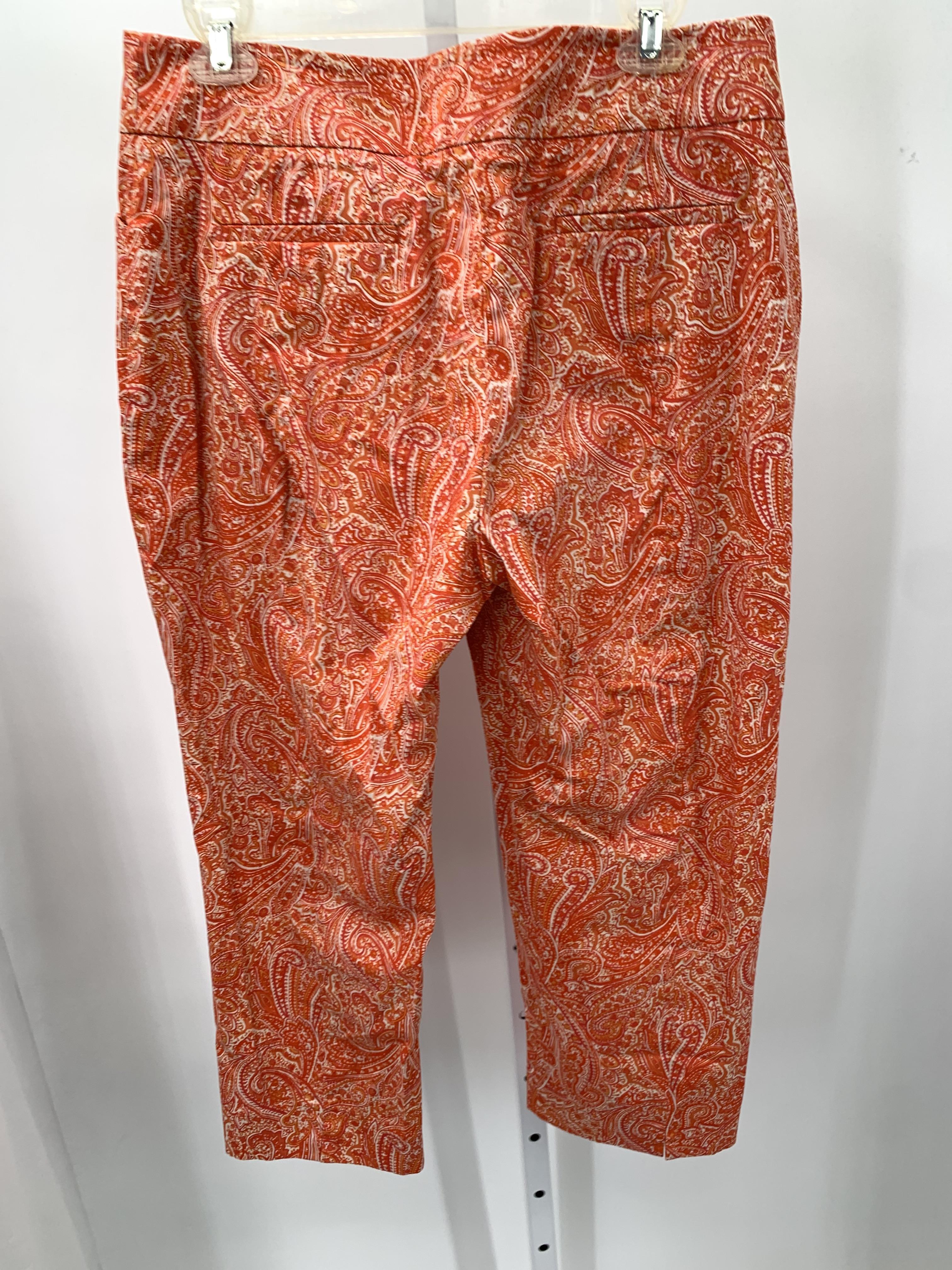 Talbots Size 10 Misses Cropped Pants