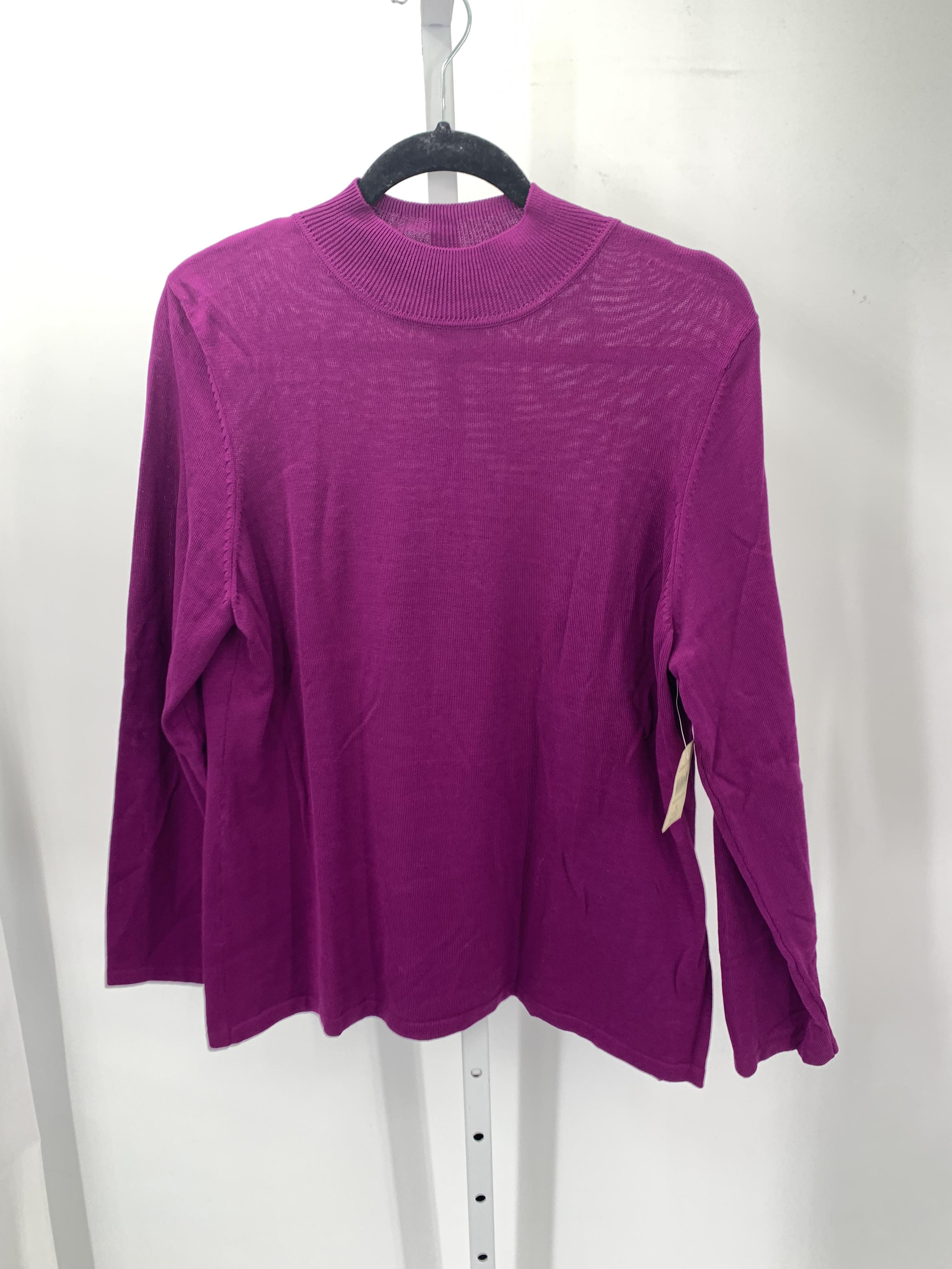 Coldwater Creek Size 1X Womens Long Slv Sweater