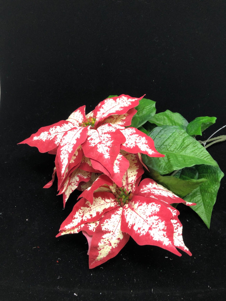 POINSETTIA FAUX BUNDLE.