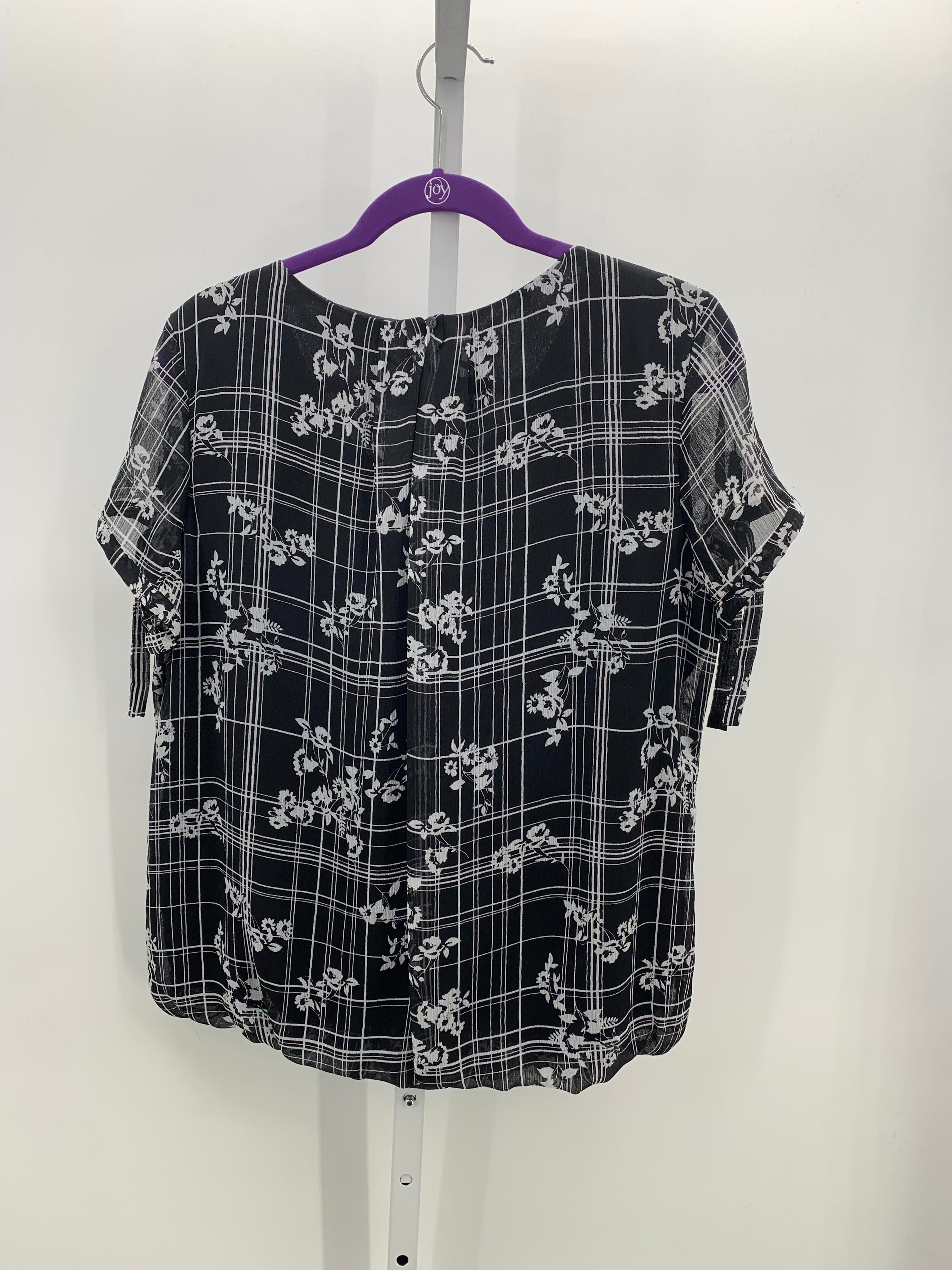 Roz & Ali Size X Large Petite Petite Short Sleeve Shirt