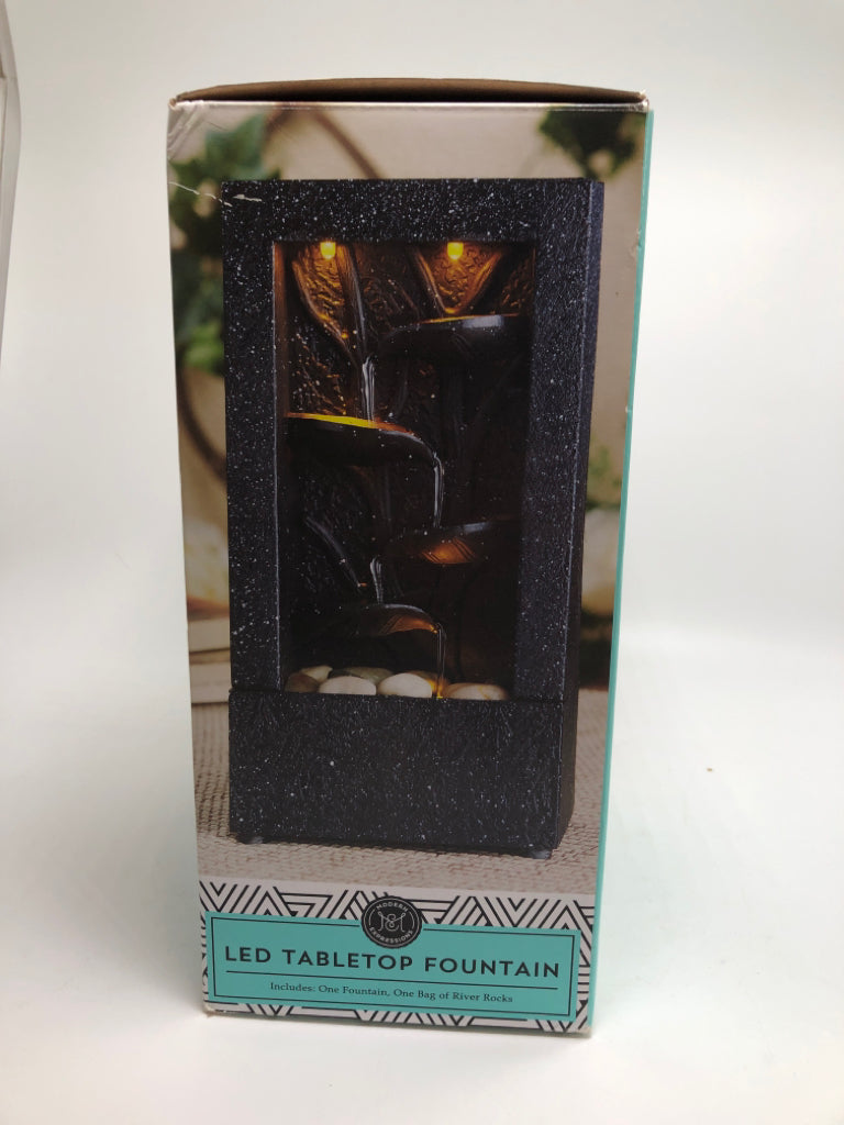 NIB LED TABLETOP FOUNTAIN.