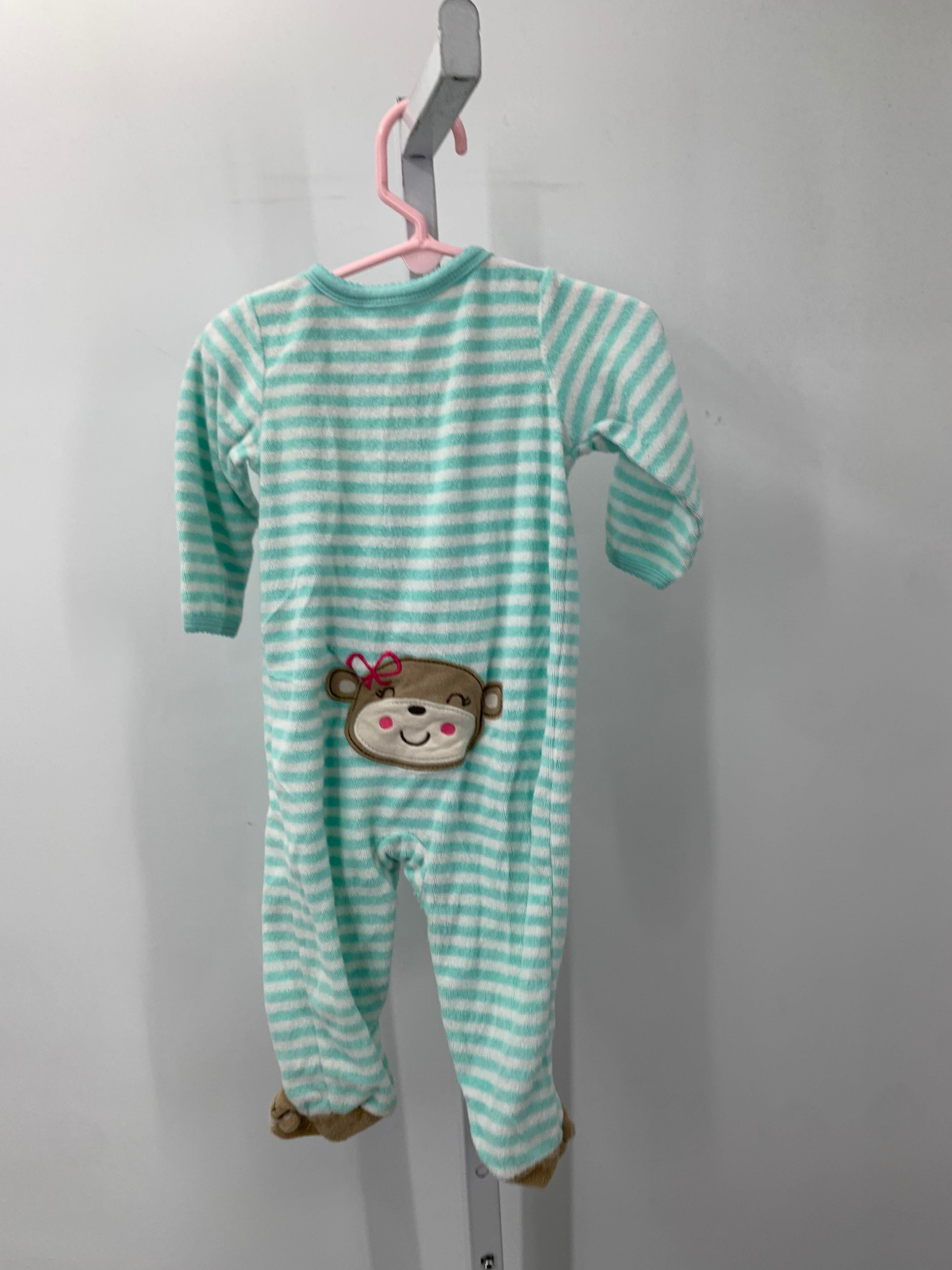 Carters Size 9 Months Girls Long Slv. Romper