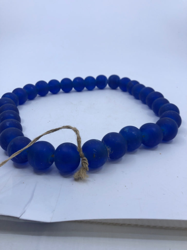 BLUE GLASS BEADS