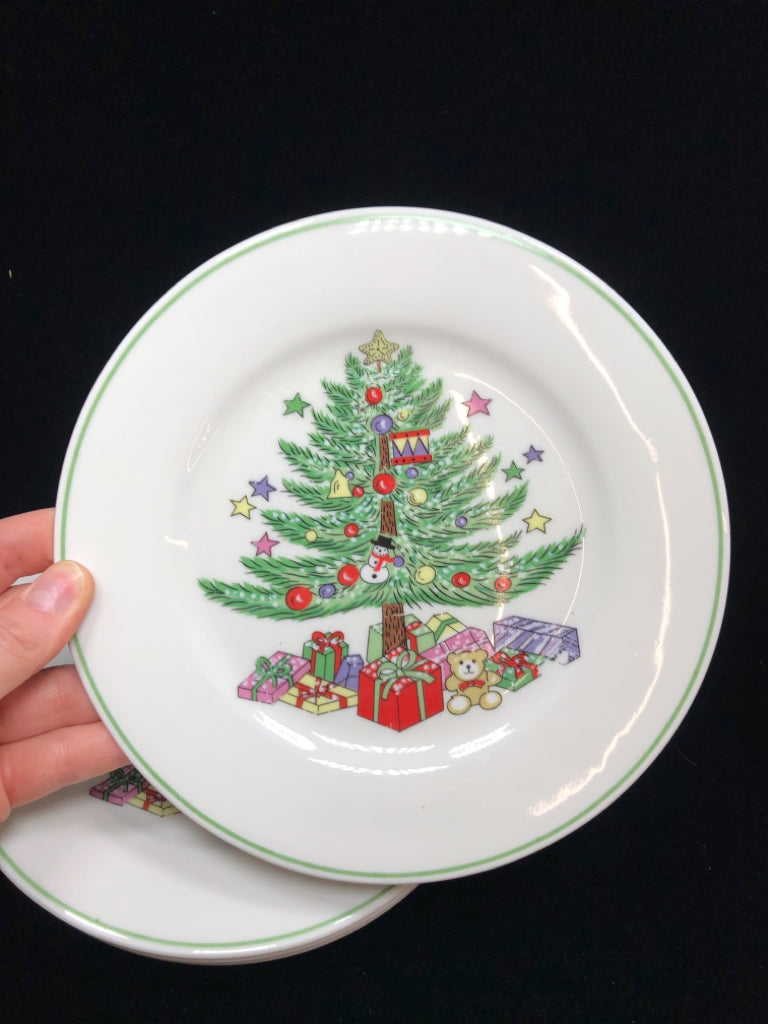 16PC GIBSON XMAS TREE DISH SET SVC FOR 4.